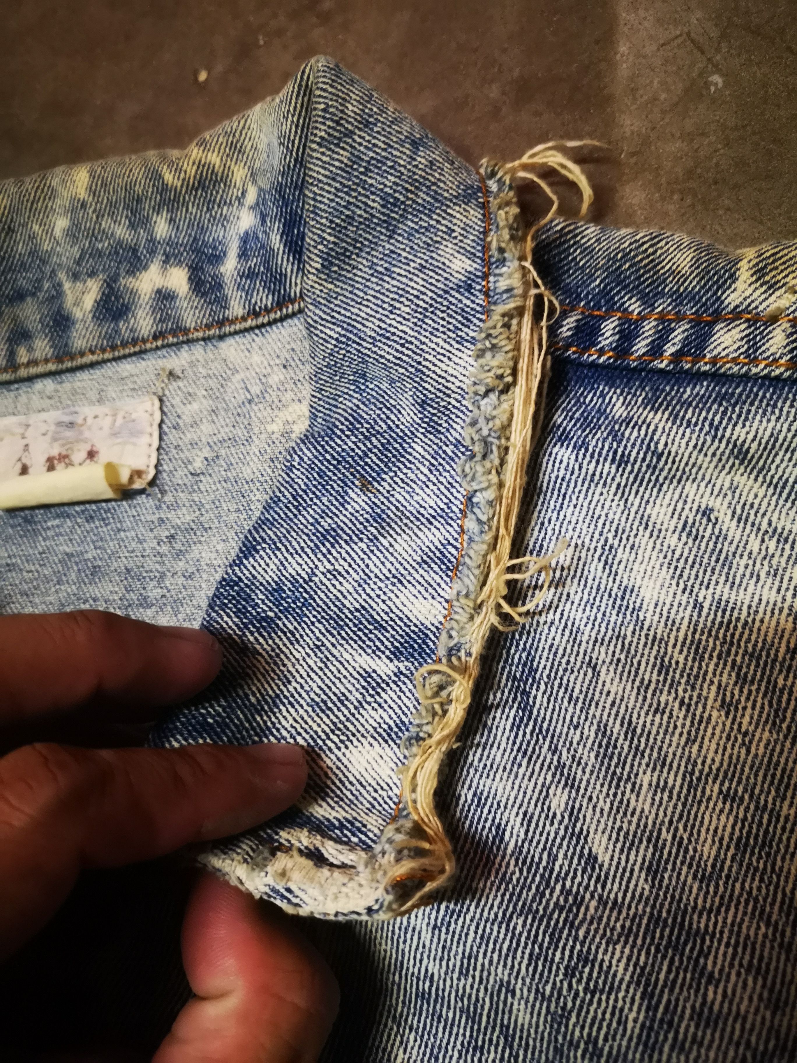 Japanese Brand Vintage Distressed Denim Jacket Size US M / EU 48-50 / 2 - 11 Thumbnail