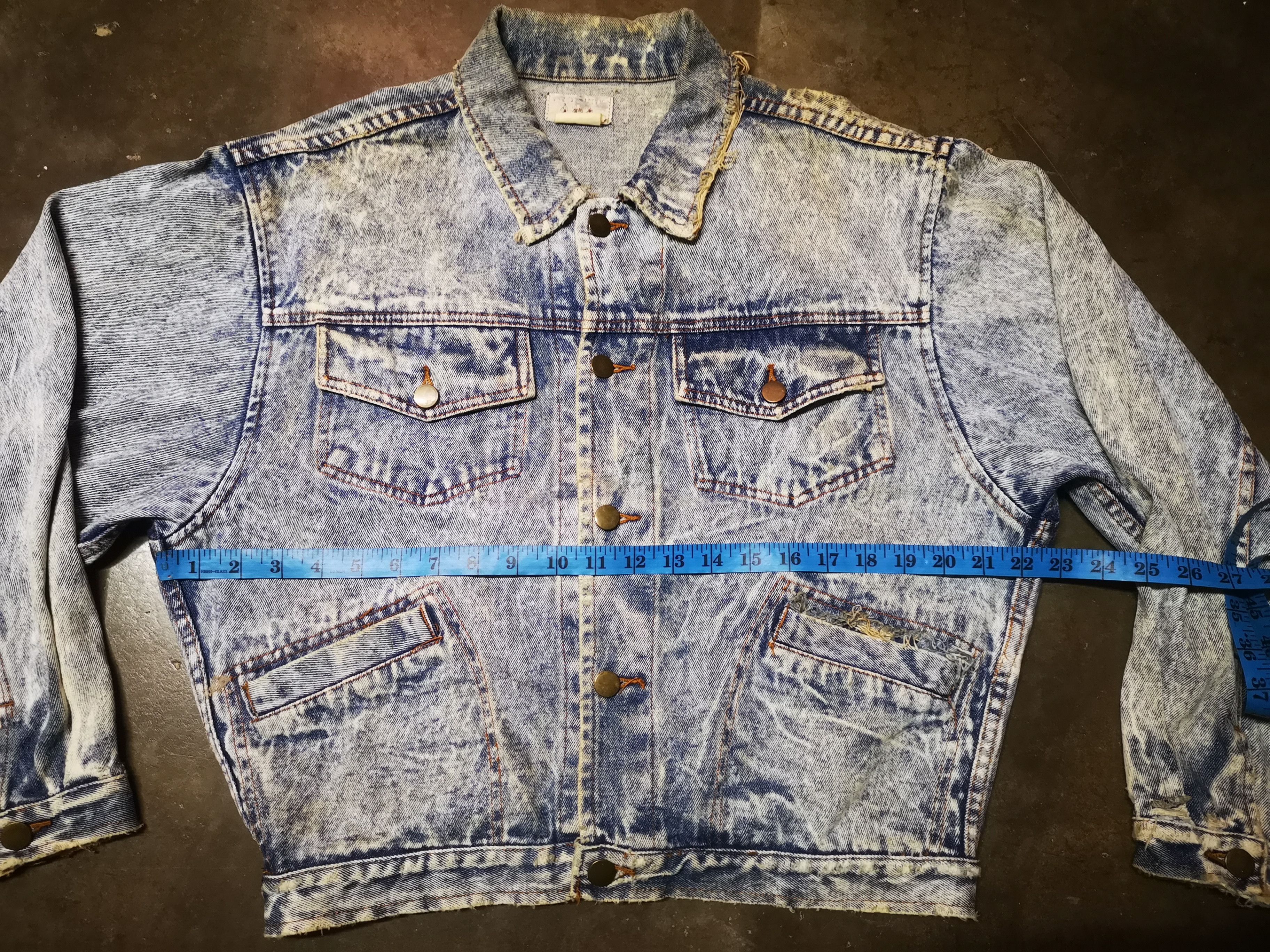 Japanese Brand Vintage Distressed Denim Jacket Size US M / EU 48-50 / 2 - 14 Thumbnail