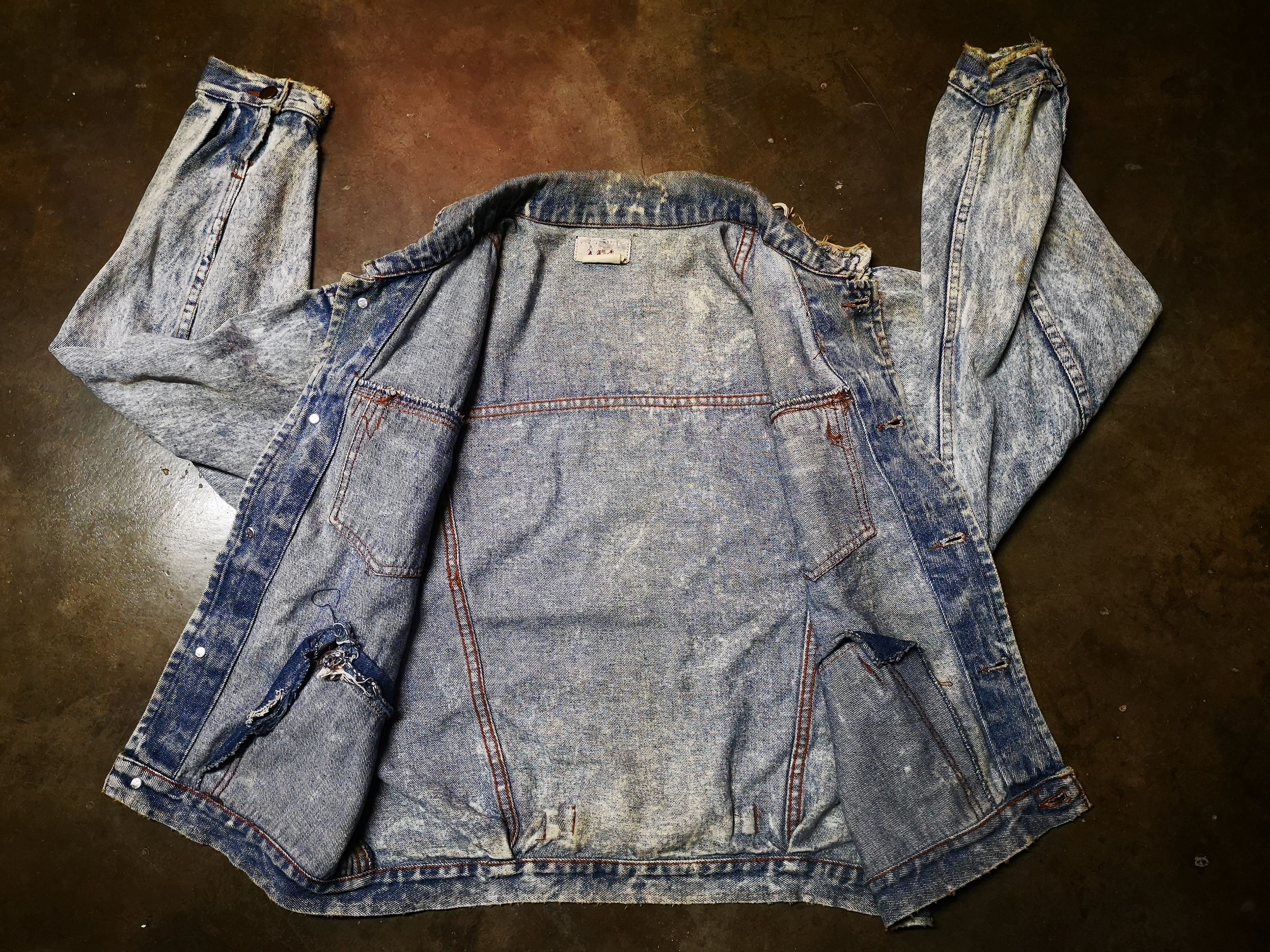 Japanese Brand Vintage Distressed Denim Jacket Size US M / EU 48-50 / 2 - 7 Thumbnail