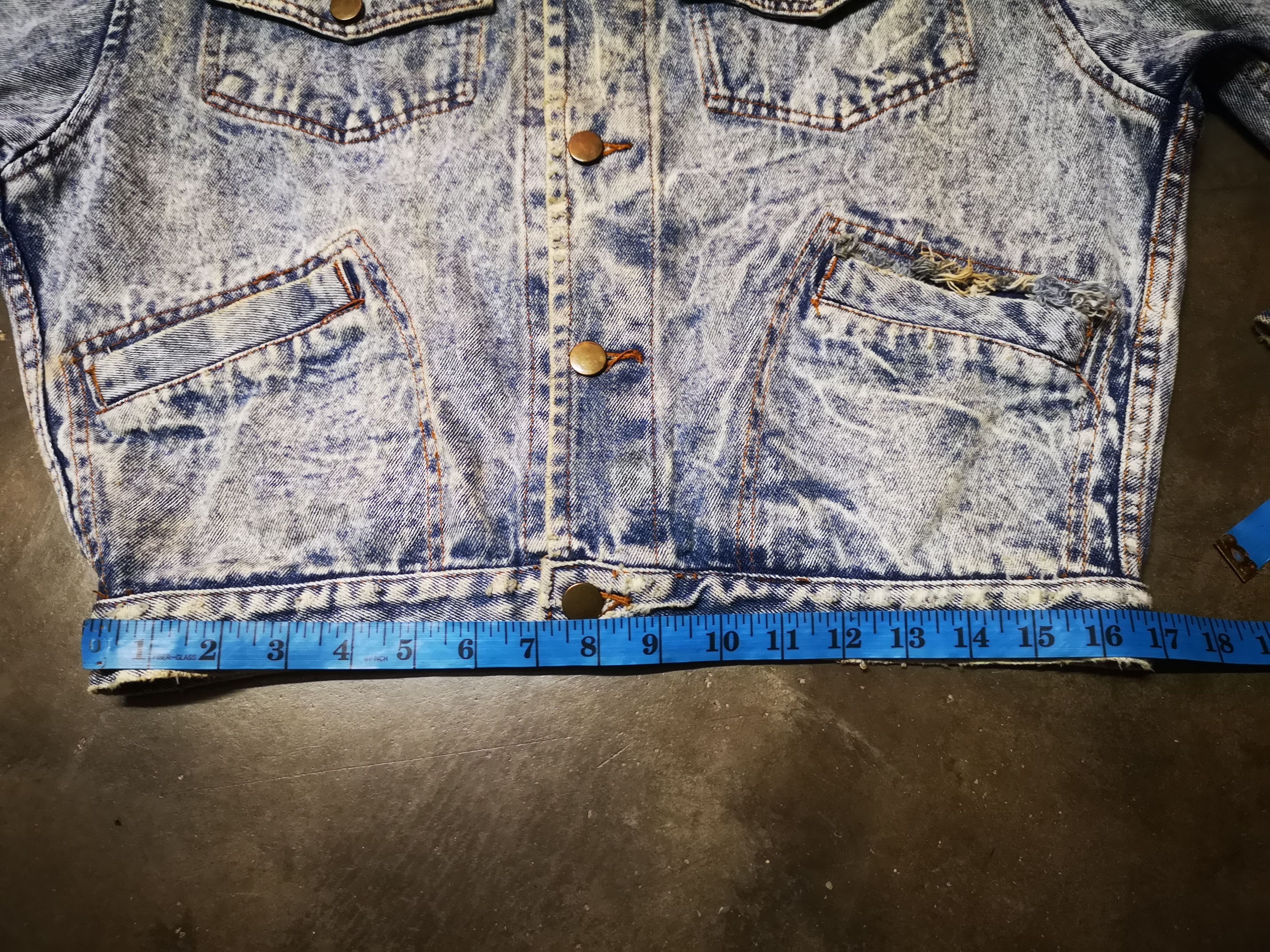 Japanese Brand Vintage Distressed Denim Jacket Size US M / EU 48-50 / 2 - 18 Thumbnail