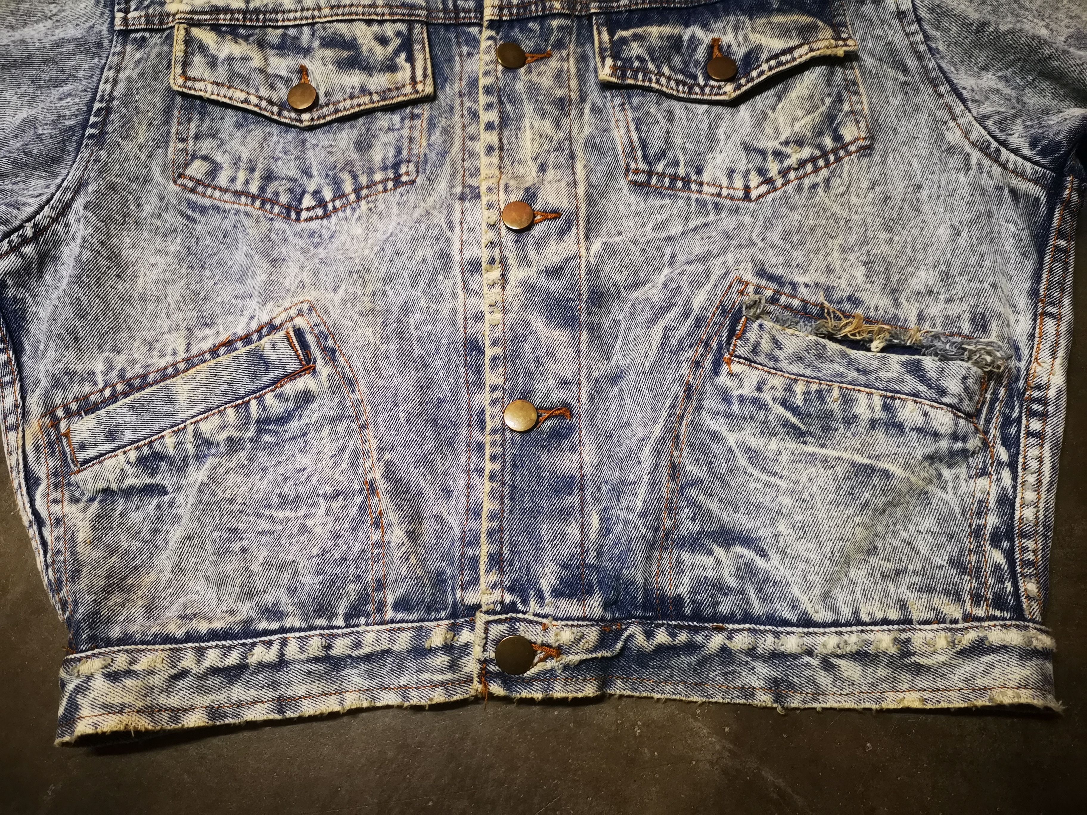 Japanese Brand Vintage Distressed Denim Jacket Size US M / EU 48-50 / 2 - 8 Thumbnail