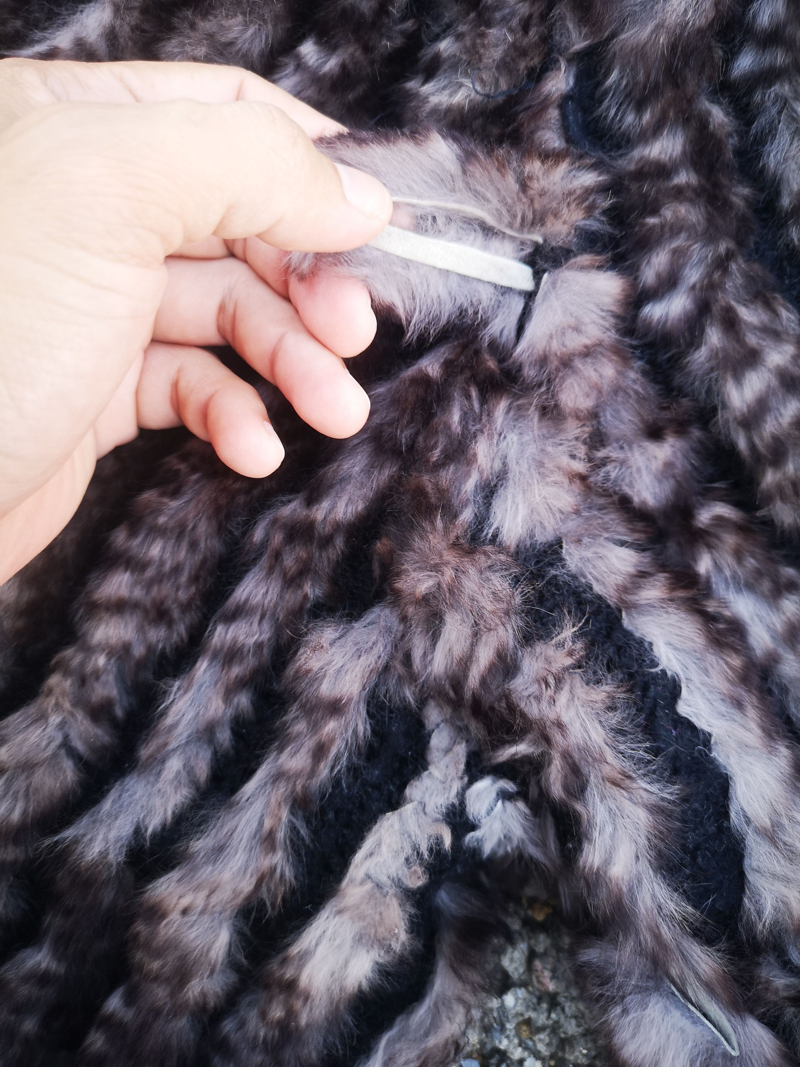 Japanese Brand Rabbit Fur Reversible Button Jacket Size M / US 6-8 / IT 42-44 - 18 Thumbnail