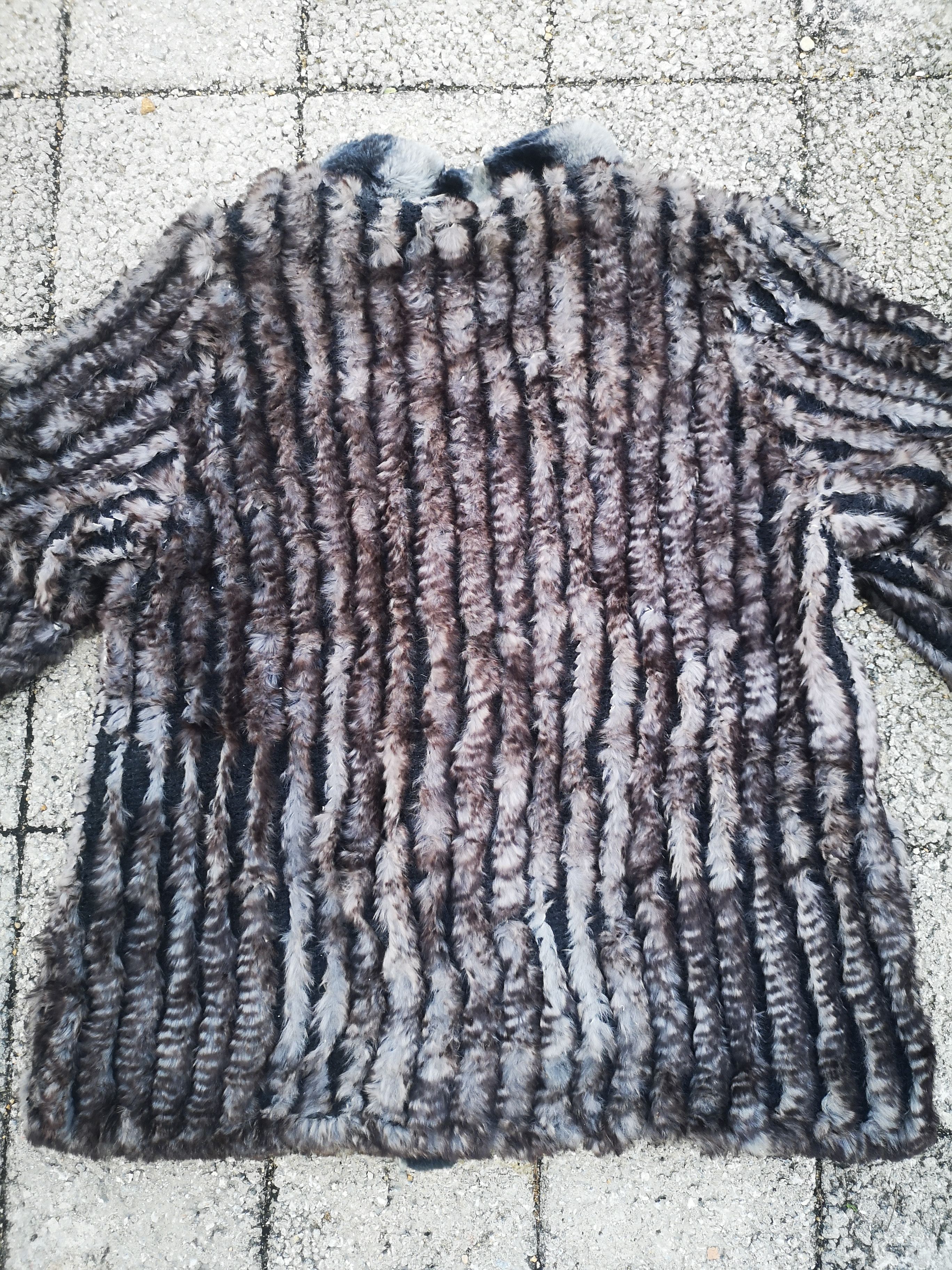 Japanese Brand Rabbit Fur Reversible Button Jacket Size M / US 6-8 / IT 42-44 - 6 Thumbnail