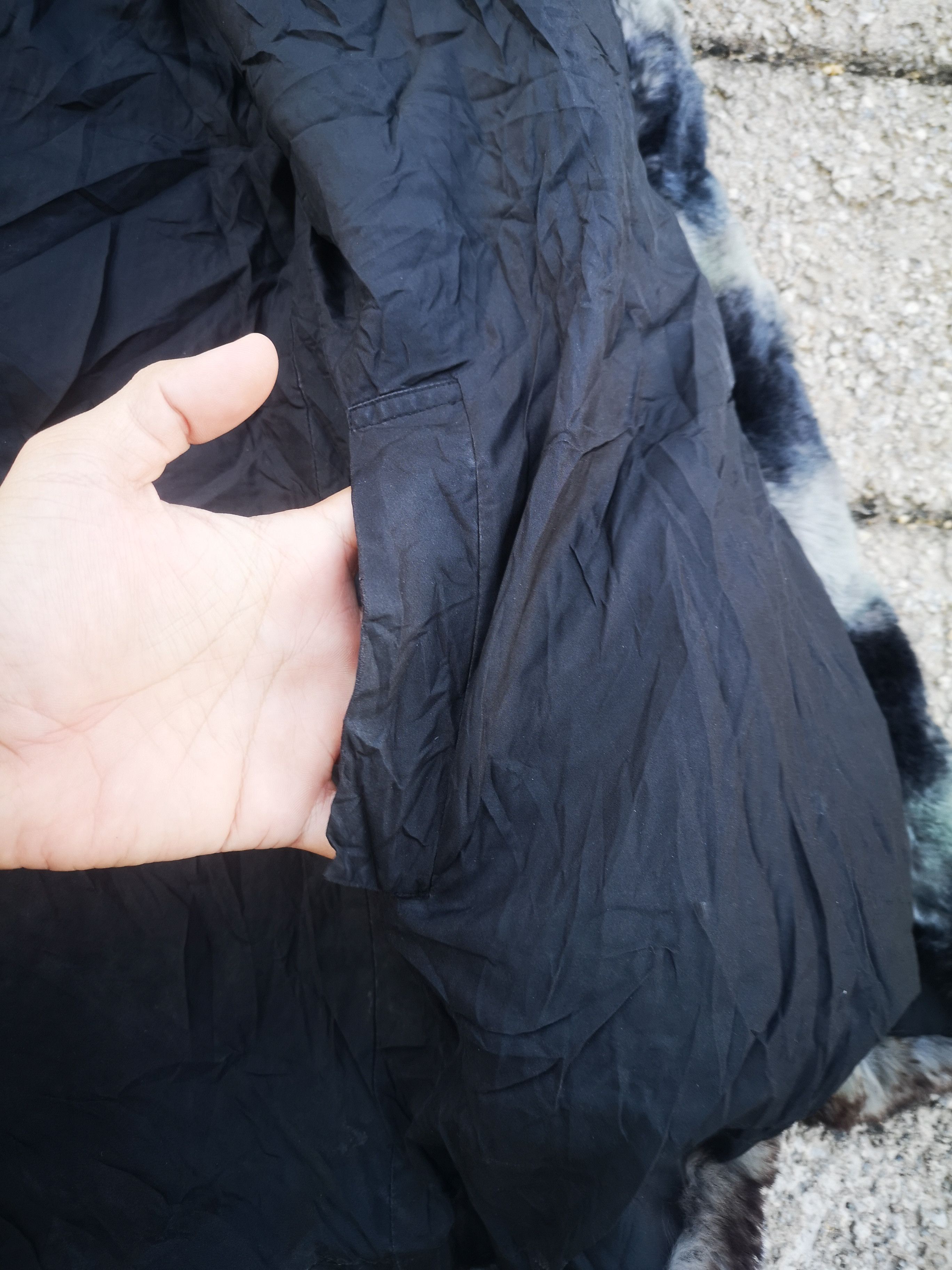 Japanese Brand Rabbit Fur Reversible Button Jacket Size M / US 6-8 / IT 42-44 - 10 Thumbnail