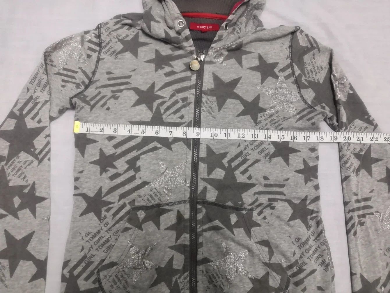 Designer Tommy Girl Zipper Up Hoodie Sweatshirt OverPrint Designer Size US S / EU 44-46 / 1 - 9 Thumbnail