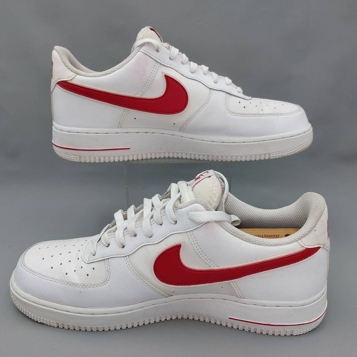 Nike Air Force 1 Low White Gym Red Men's - AO2423-102 - US