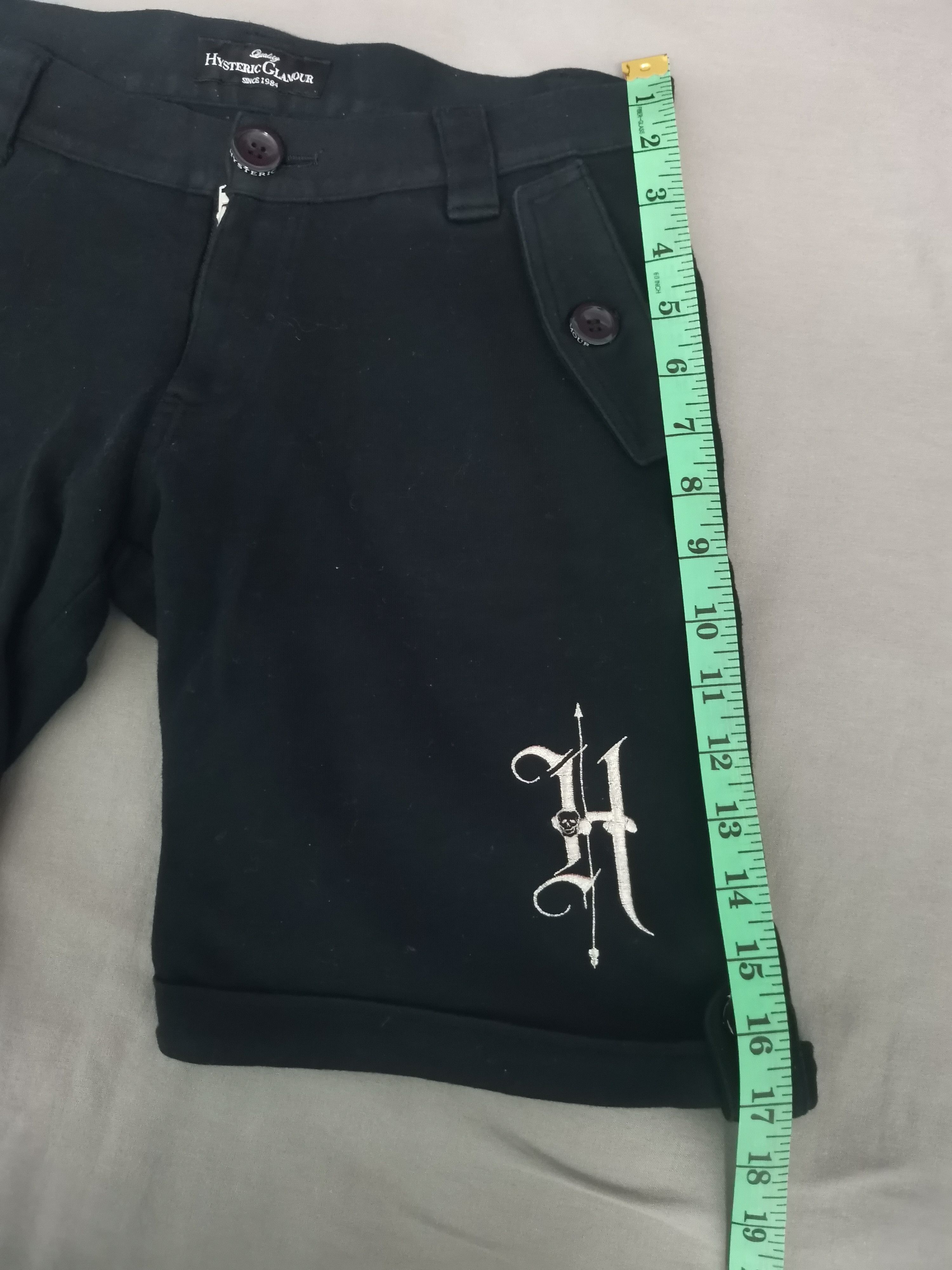 Hysteric Glamour Hysteric Glamour Shorts Pants Embroidered Black Designer Size US 30 / EU 46 - 9 Thumbnail