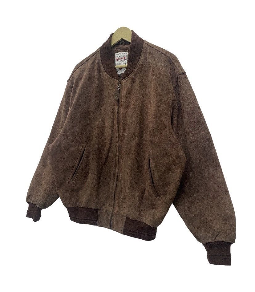Japanese Brand × Vintage Vintage Seashop Suede Leather Jackets Brown Size US L / EU 52-54 / 3 - 2 Thumbnail