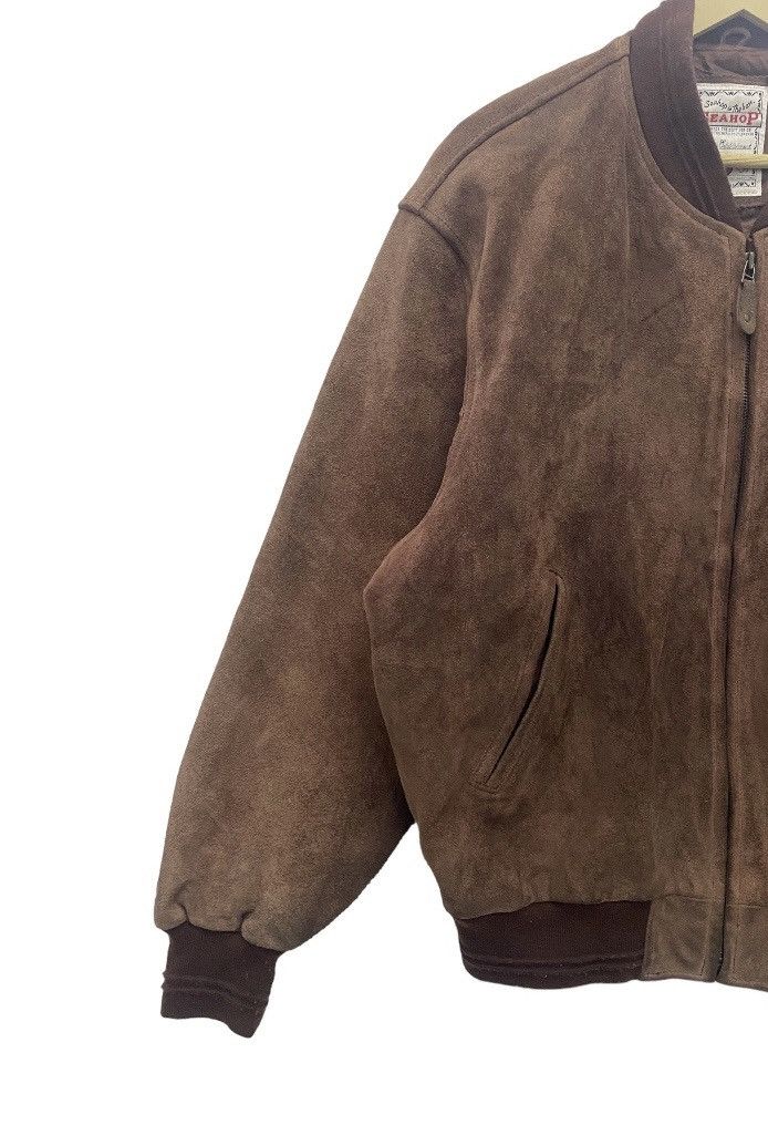 Japanese Brand × Vintage Vintage Seashop Suede Leather Jackets Brown Size US L / EU 52-54 / 3 - 4 Thumbnail