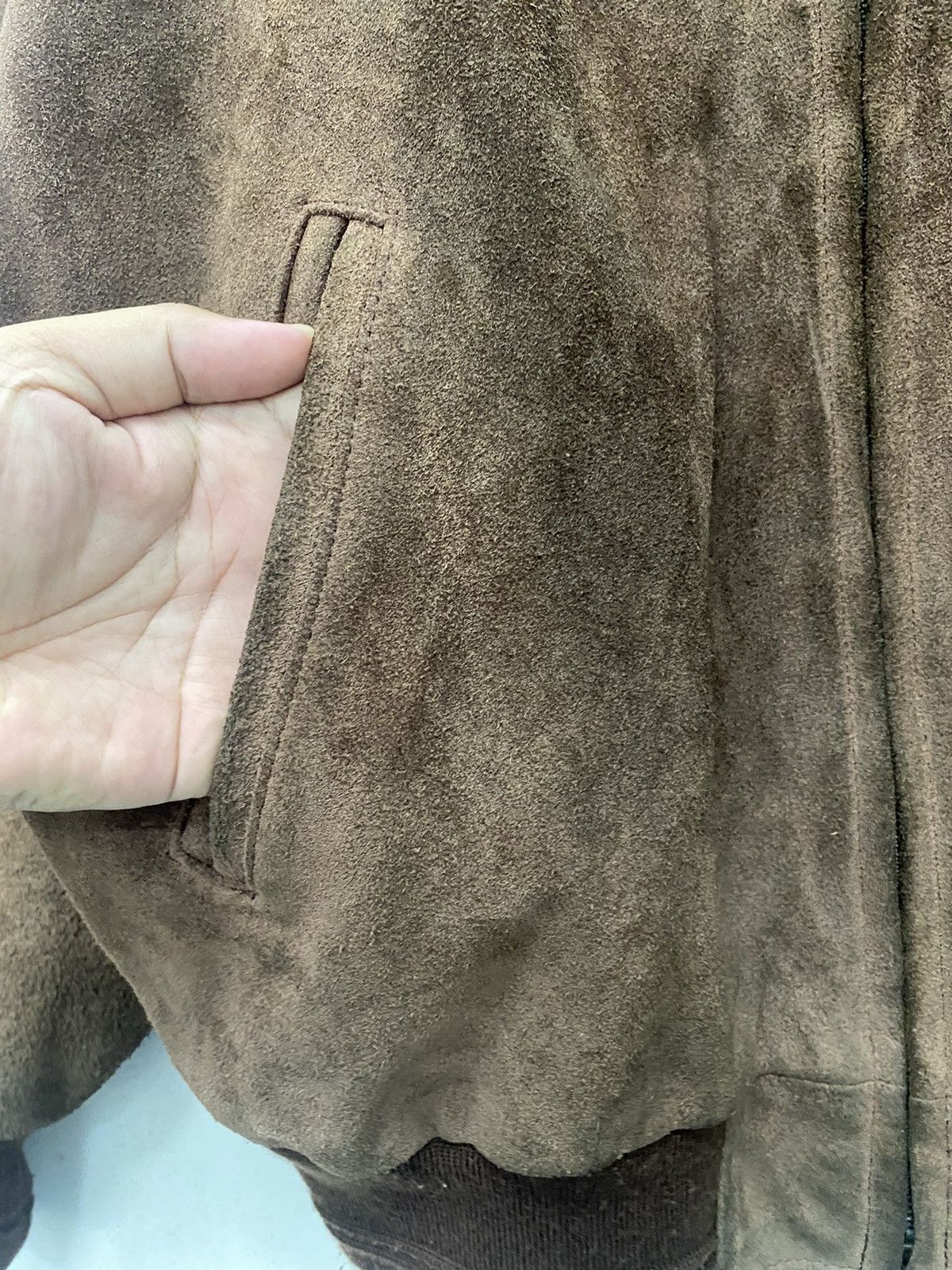 Japanese Brand × Vintage Vintage Seashop Suede Leather Jackets Brown Size US L / EU 52-54 / 3 - 7 Thumbnail