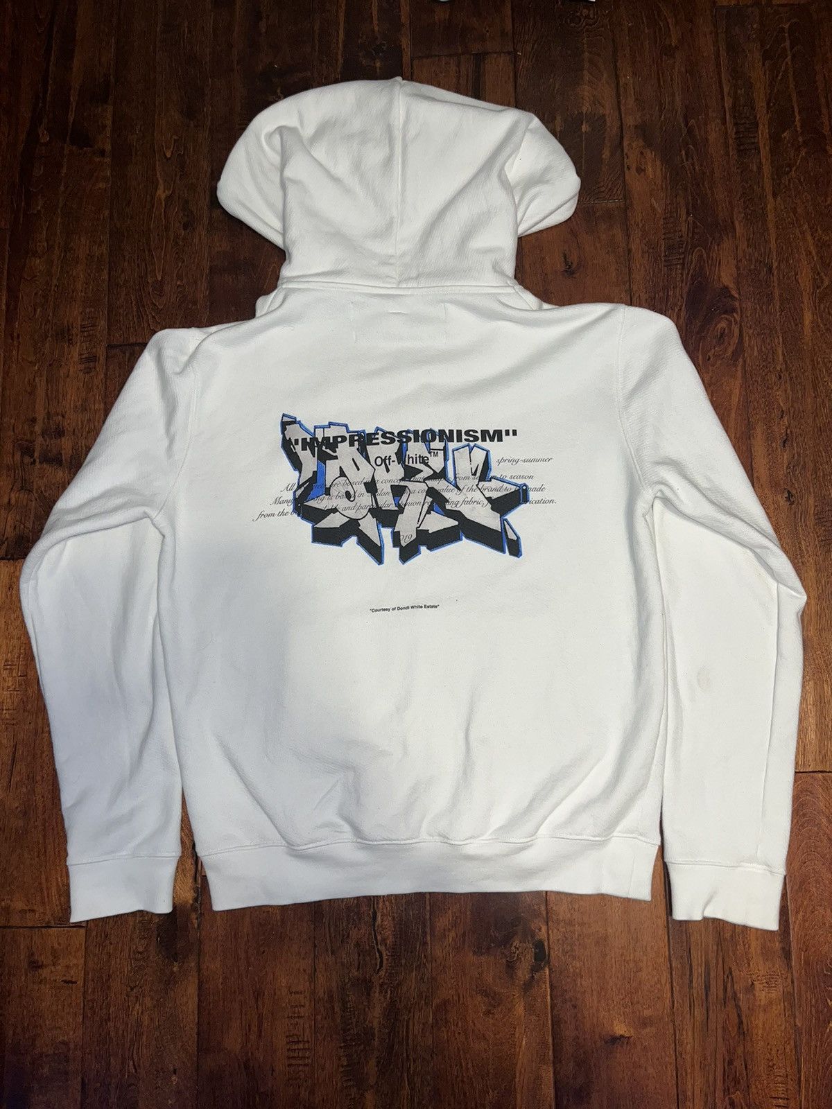 Off-White c/o Virgil Abloh 2019 Dondi White Graffiti Hoodie