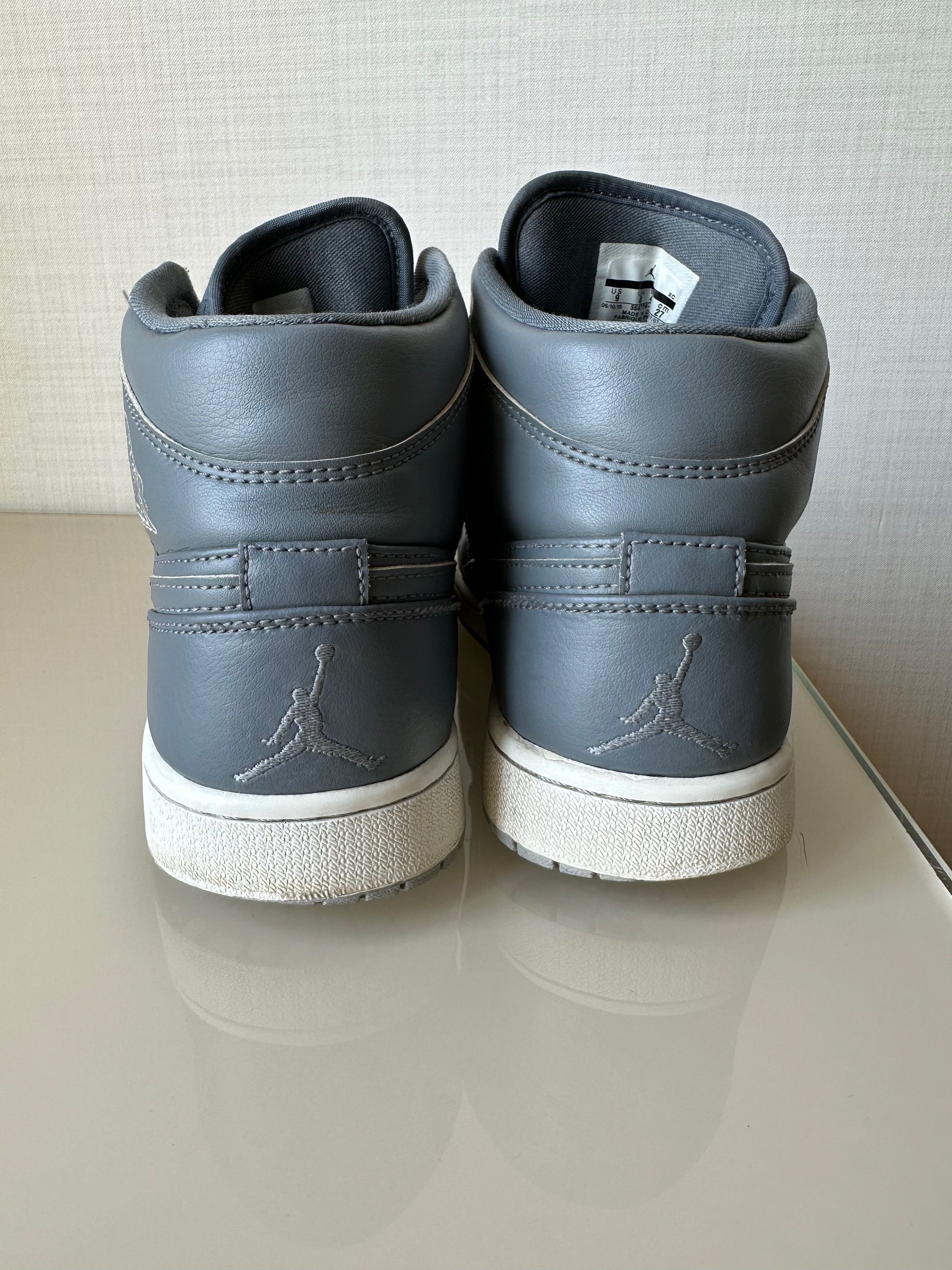 Jordan Brand × Nike Nike Air Jordan 1 MId "Cool Grey" sneaekrers Size US 9 / EU 42 - 5 Thumbnail