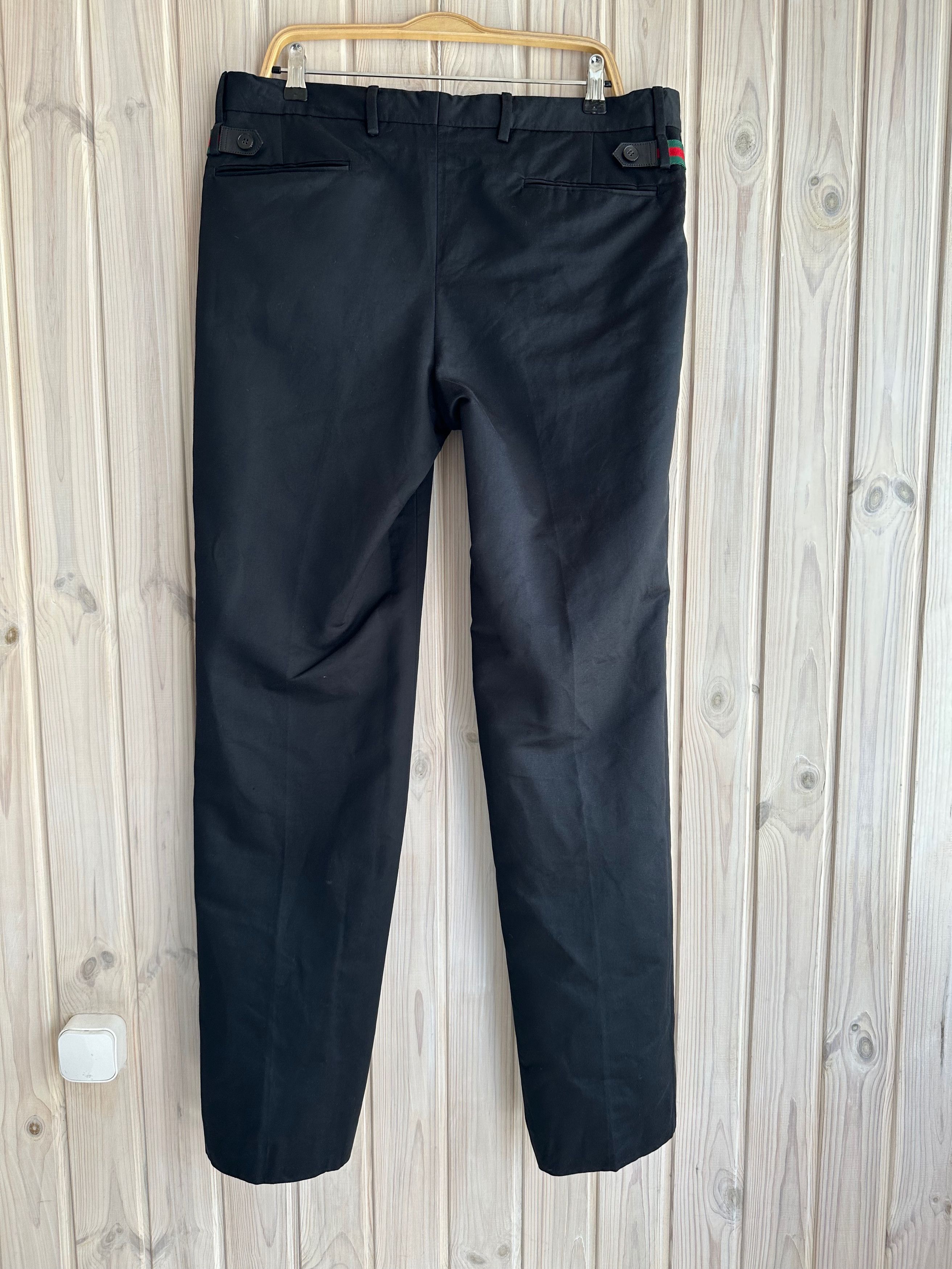 Gucci × Tom Ford GUCCI Trousers pants pants black Size US 35 - 8 Thumbnail