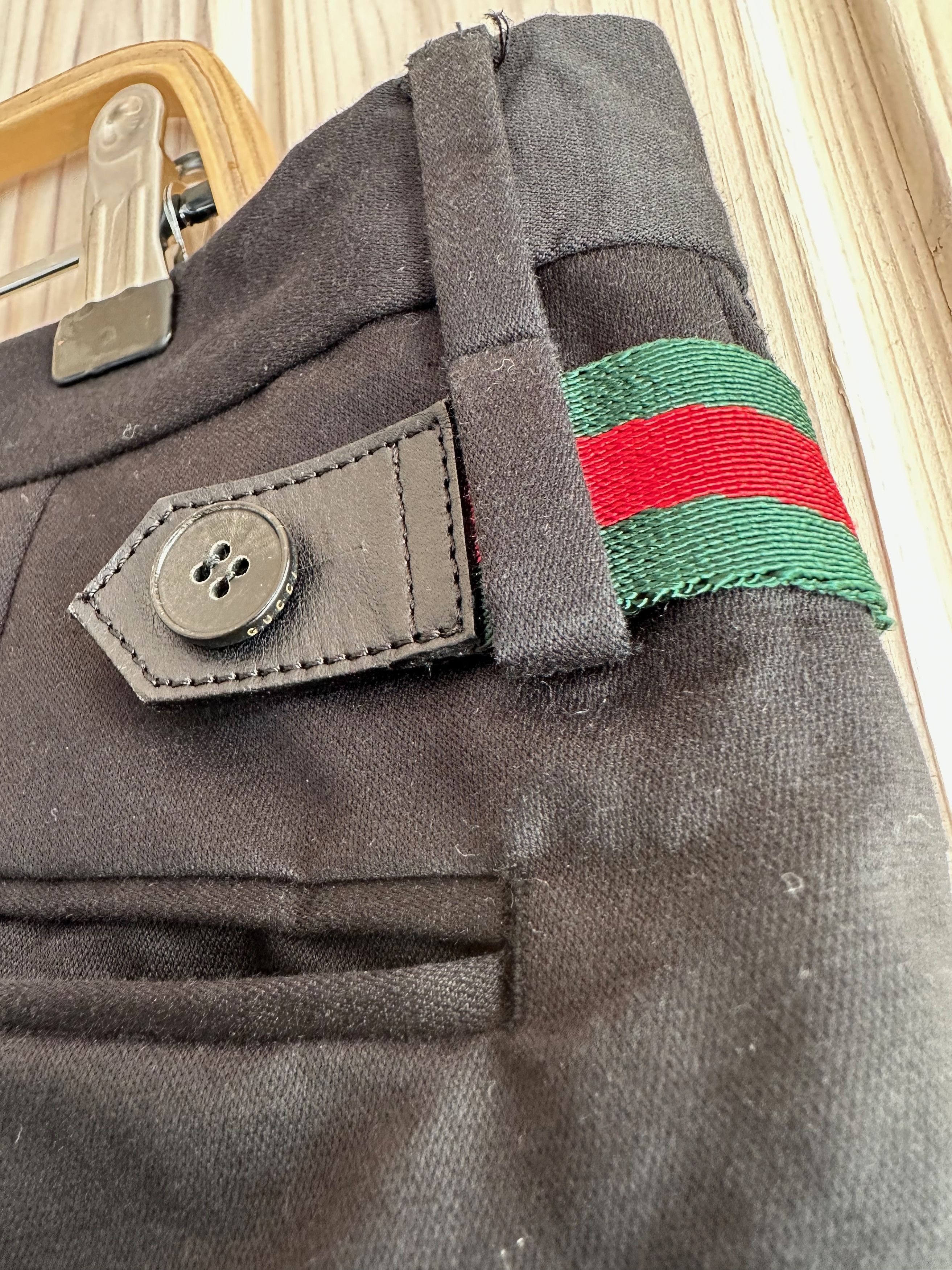 Gucci × Tom Ford GUCCI Trousers pants pants black Size US 35 - 10 Thumbnail