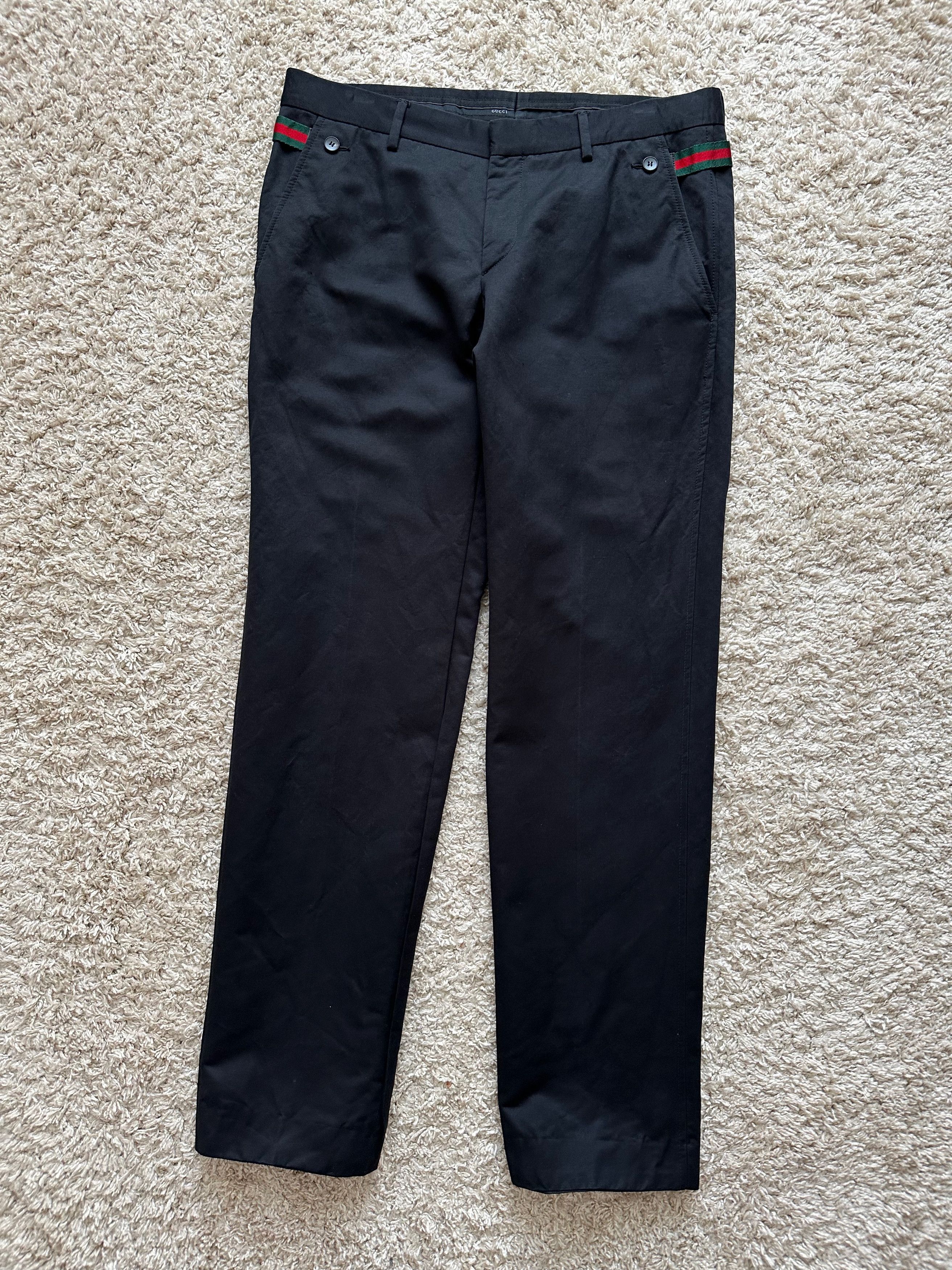 Gucci × Tom Ford GUCCI Trousers pants pants black Size US 35 - 11 Thumbnail