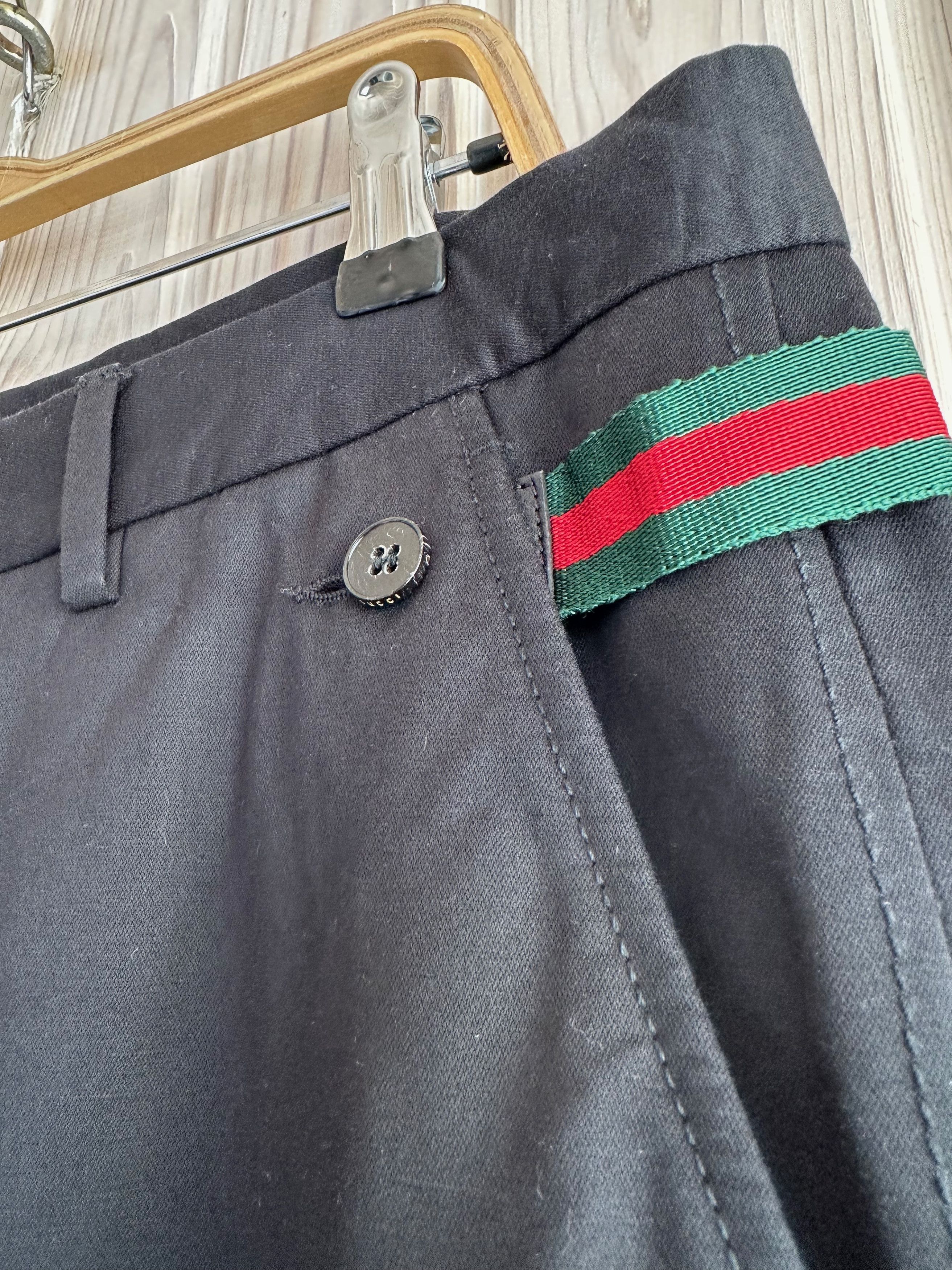 Gucci × Tom Ford GUCCI Trousers pants pants black Size US 35 - 6 Thumbnail