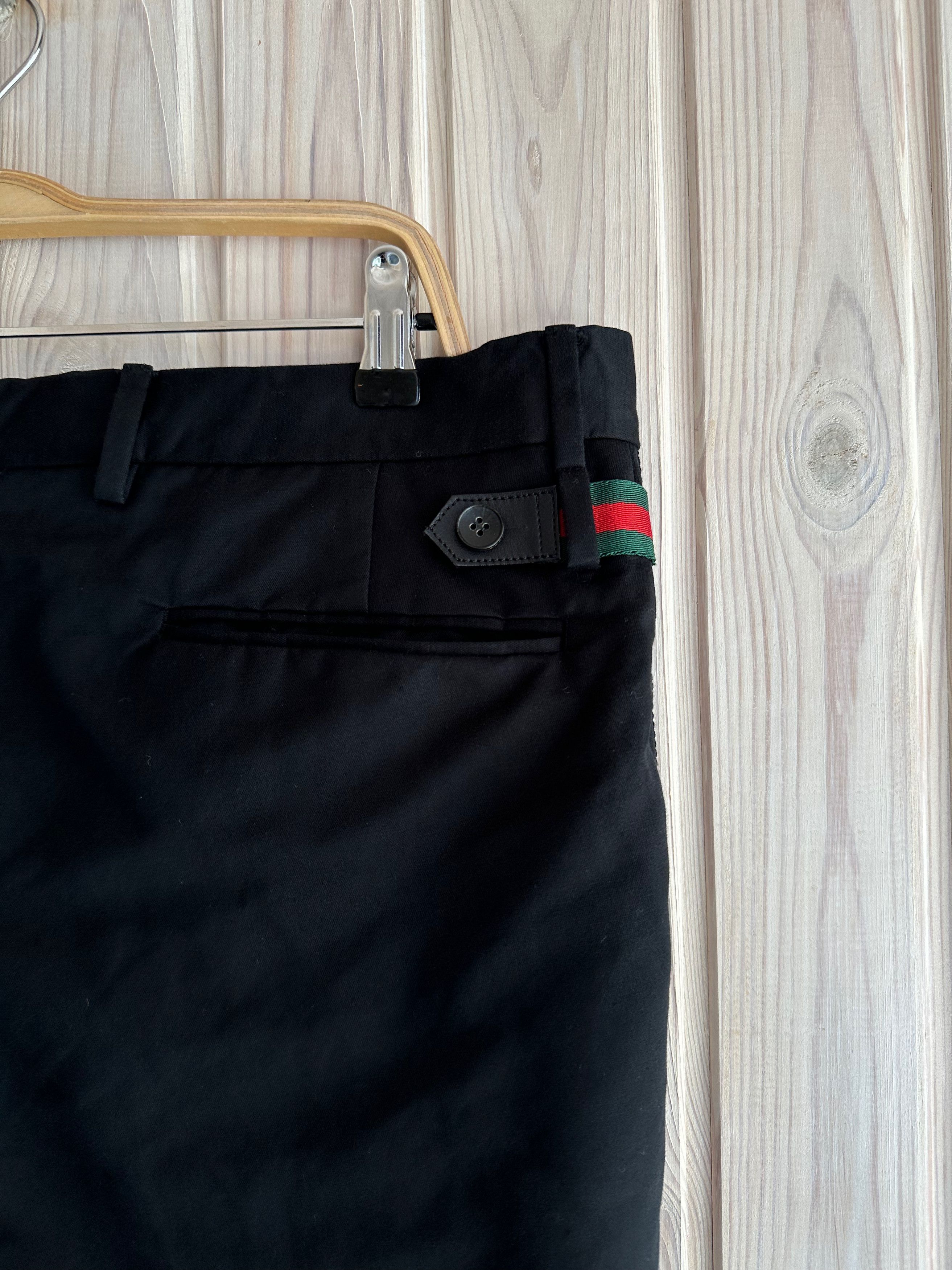 Gucci × Tom Ford GUCCI Trousers pants pants black Size US 35 - 9 Thumbnail
