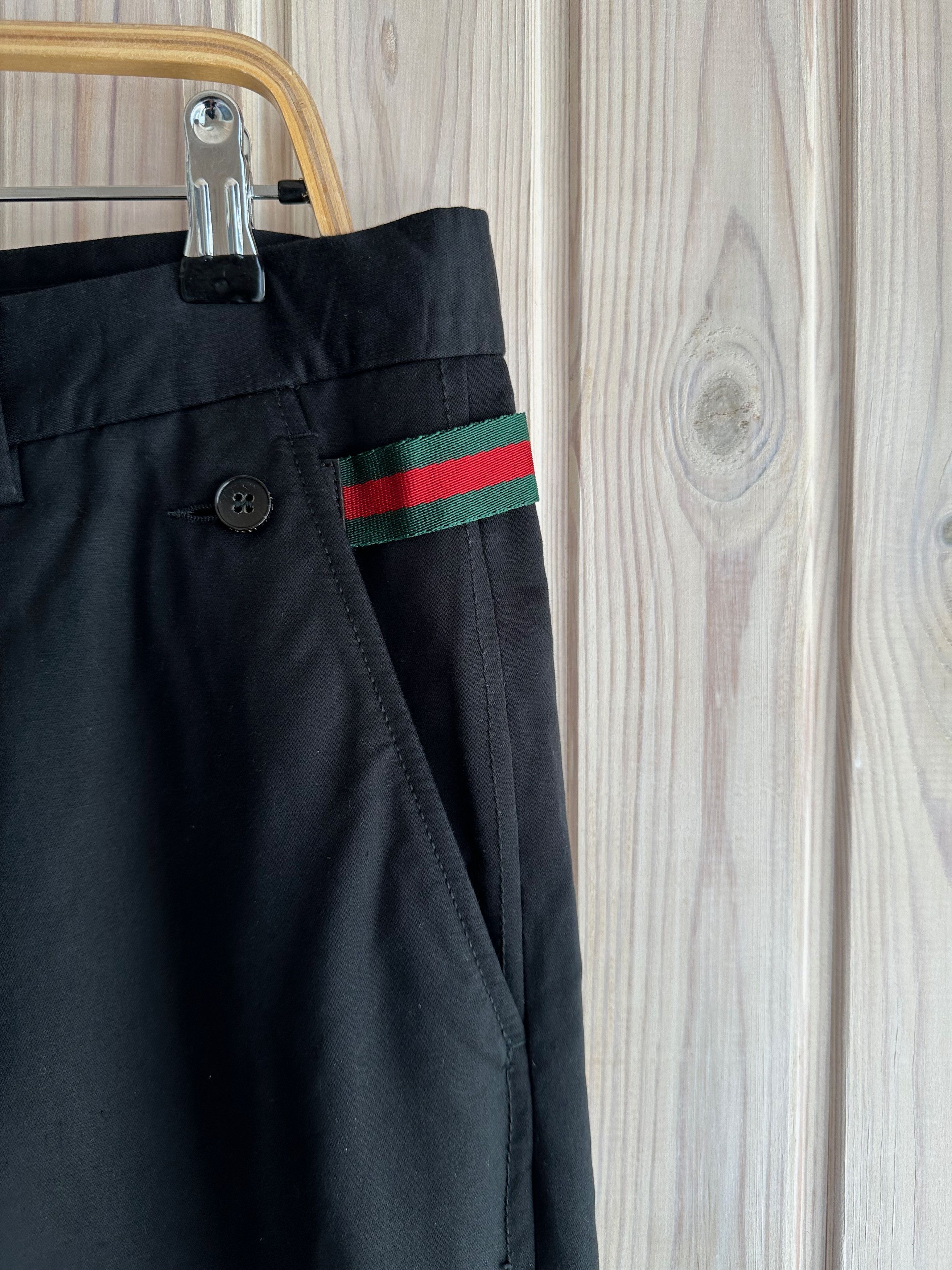 Gucci × Tom Ford GUCCI Trousers pants pants black Size US 35 - 5 Thumbnail