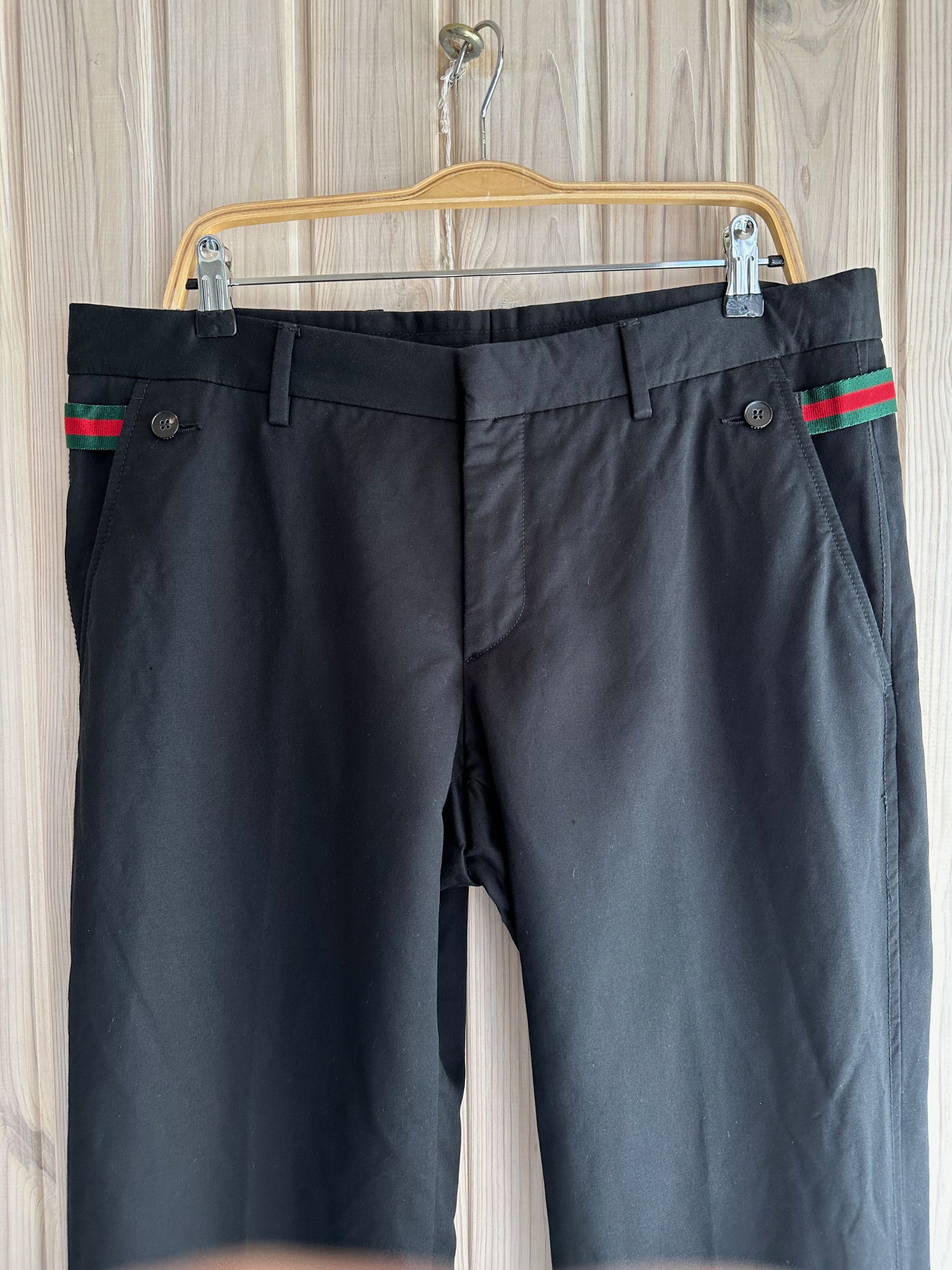 Gucci × Tom Ford GUCCI Trousers pants pants black Size US 35 - 4 Thumbnail