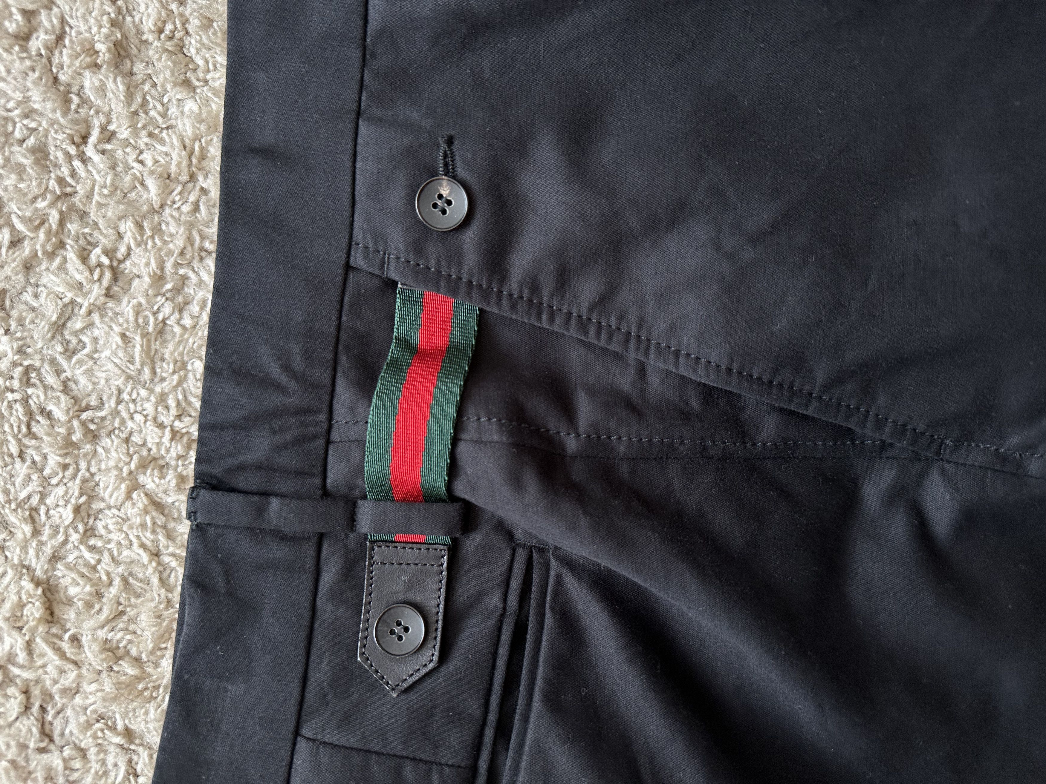 Gucci × Tom Ford GUCCI Trousers pants pants black Size US 35 - 16 Thumbnail