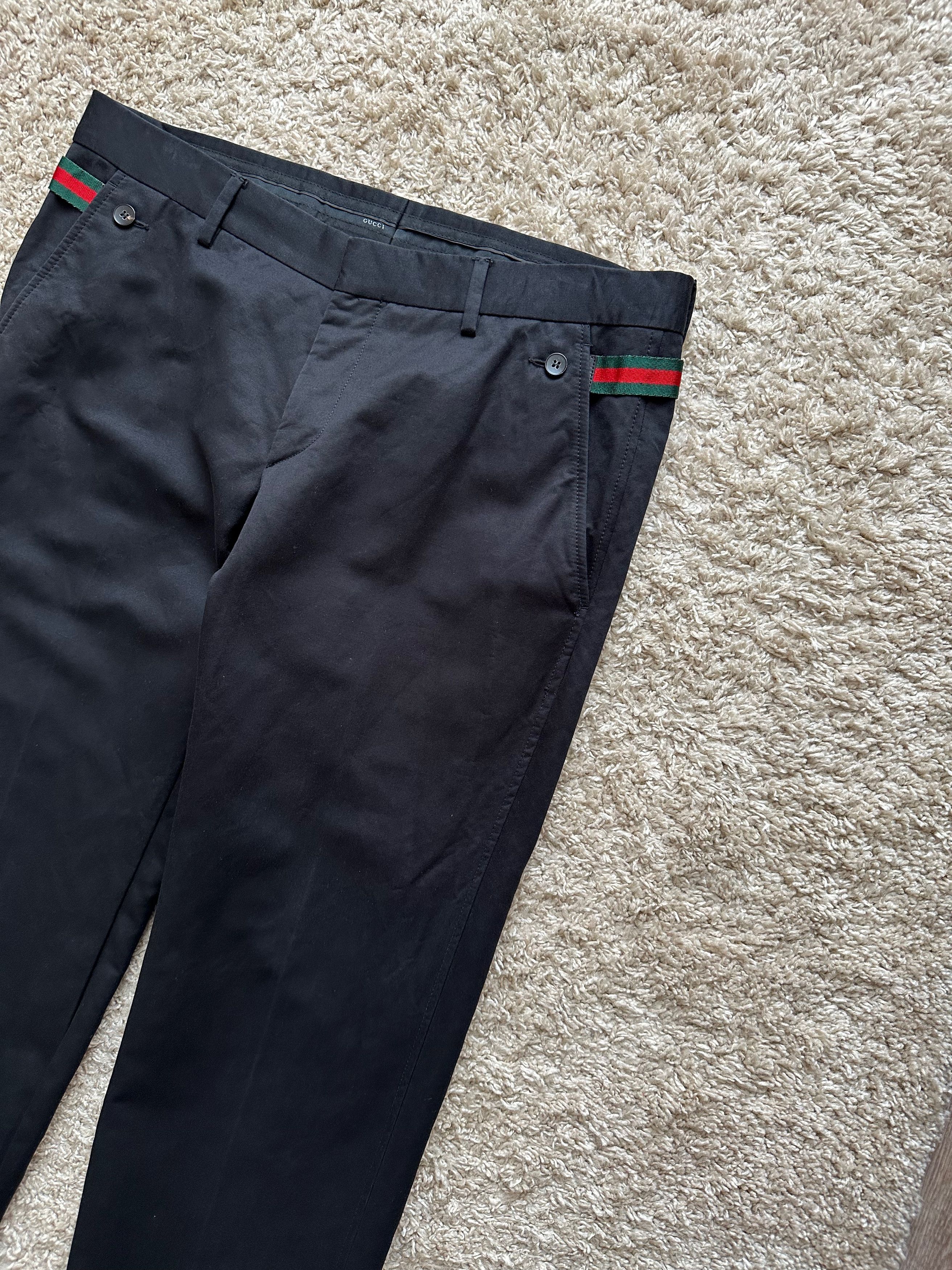 Gucci × Tom Ford GUCCI Trousers pants pants black Size US 35 - 12 Thumbnail