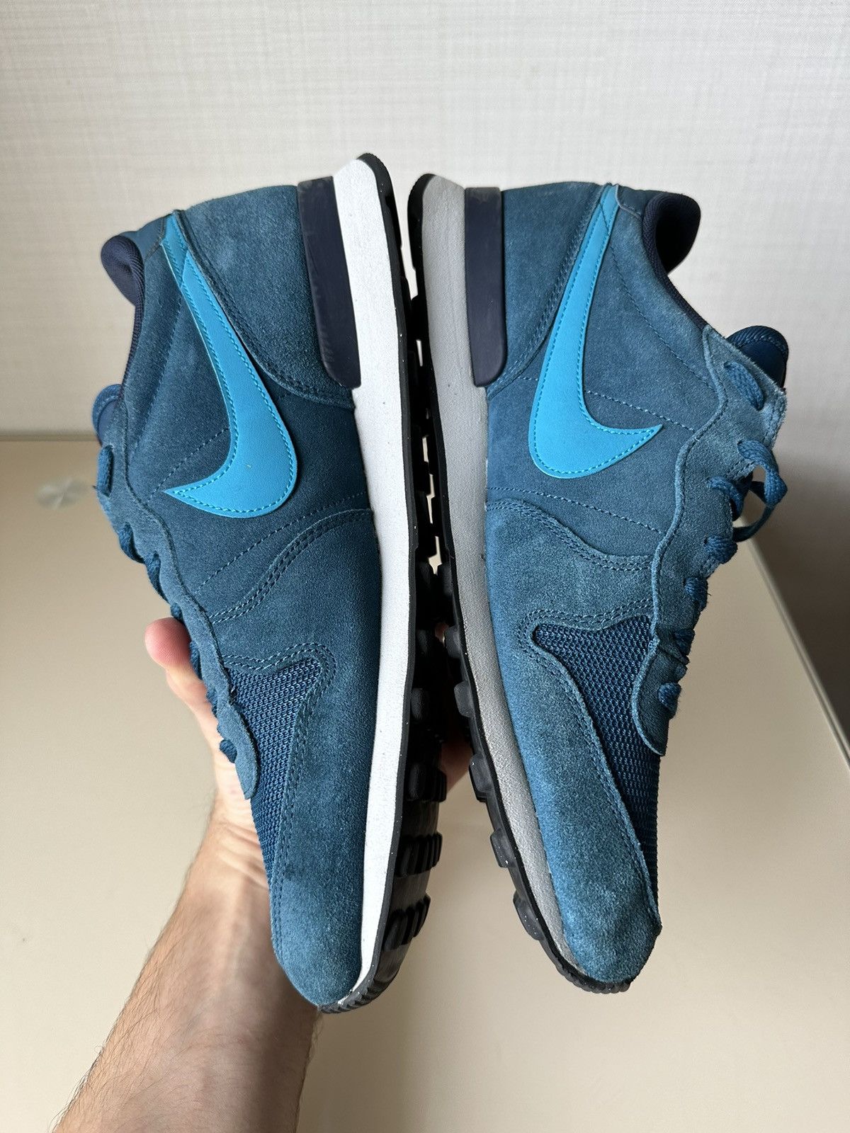 Nike Nike Internationalist Blue Lagoon Suede Sneakers Size US 11 / EU 44 - 7 Thumbnail