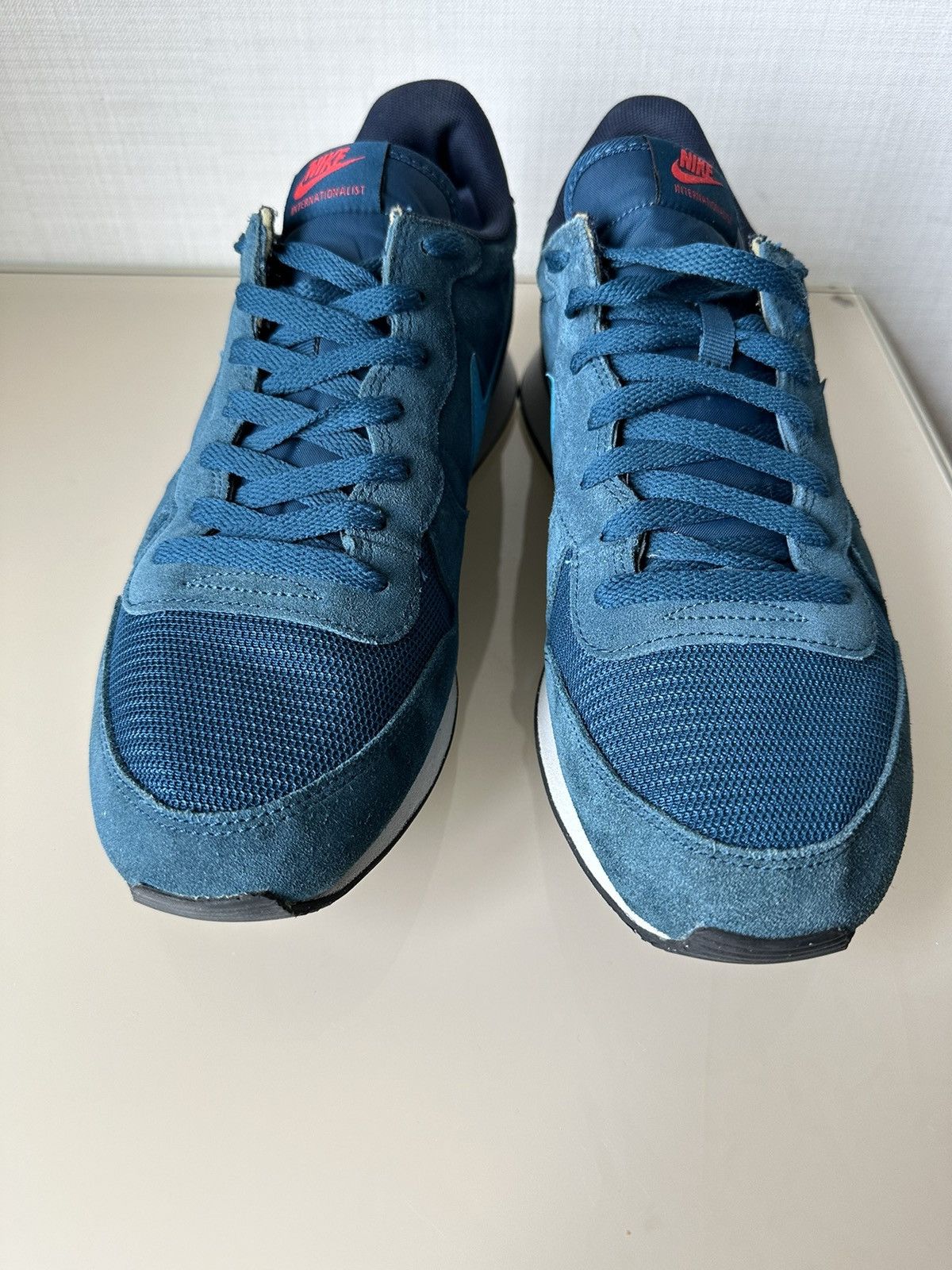 Nike Nike Internationalist Blue Lagoon Suede Sneakers Size US 11 / EU 44 - 6 Thumbnail