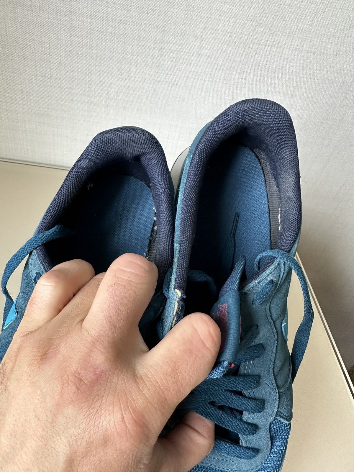 Nike Nike Internationalist Blue Lagoon Suede Sneakers Size US 11 / EU 44 - 10 Thumbnail