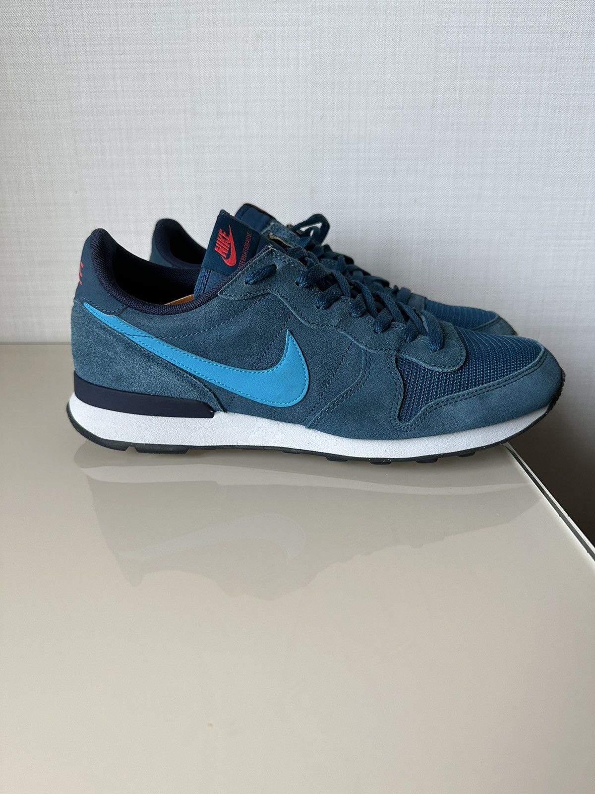 Nike Nike Internationalist Blue Lagoon Suede Sneakers Size US 11 / EU 44 - 2 Thumbnail
