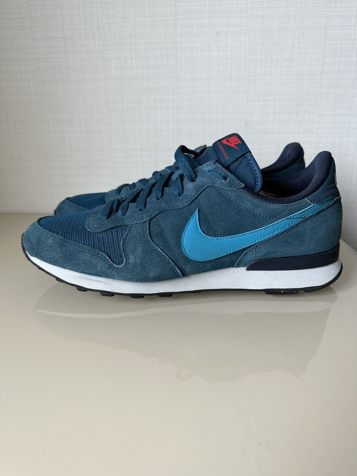 Nike Nike Internationalist Blue Lagoon Suede Sneakers Size US 11 / EU 44 - 4 Thumbnail