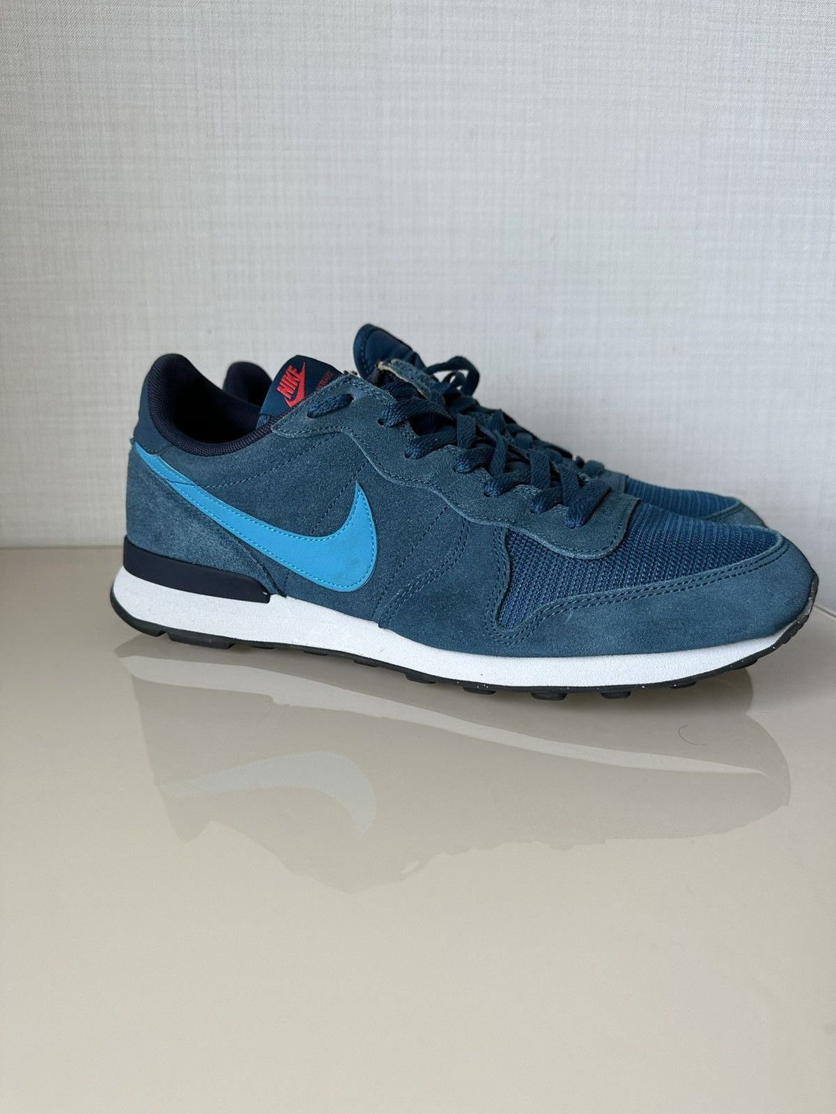 Nike Nike Internationalist Blue Lagoon Suede Sneakers Size US 11 / EU 44 - 9 Thumbnail