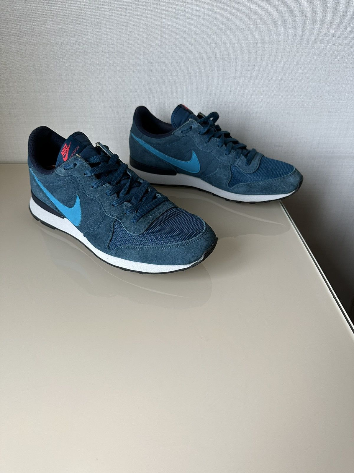 Nike Nike Internationalist Blue Lagoon Suede Sneakers Size US 11 / EU 44 - 1 Thumbnail