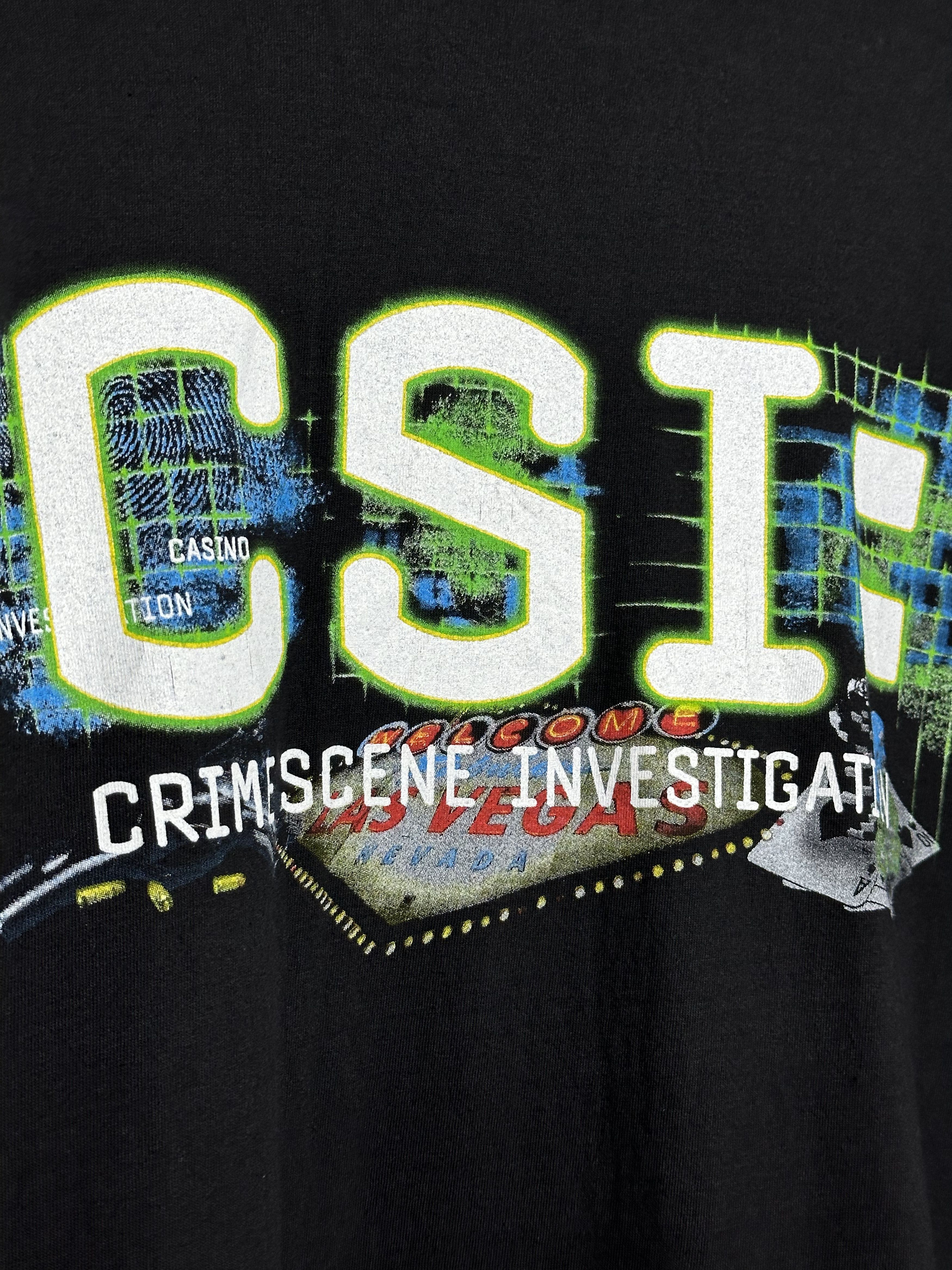 Vintage Vintage CSI Las vegas 00s tv show promo tee shirt Size US XXL / EU 58 / 5 - 2 Thumbnail