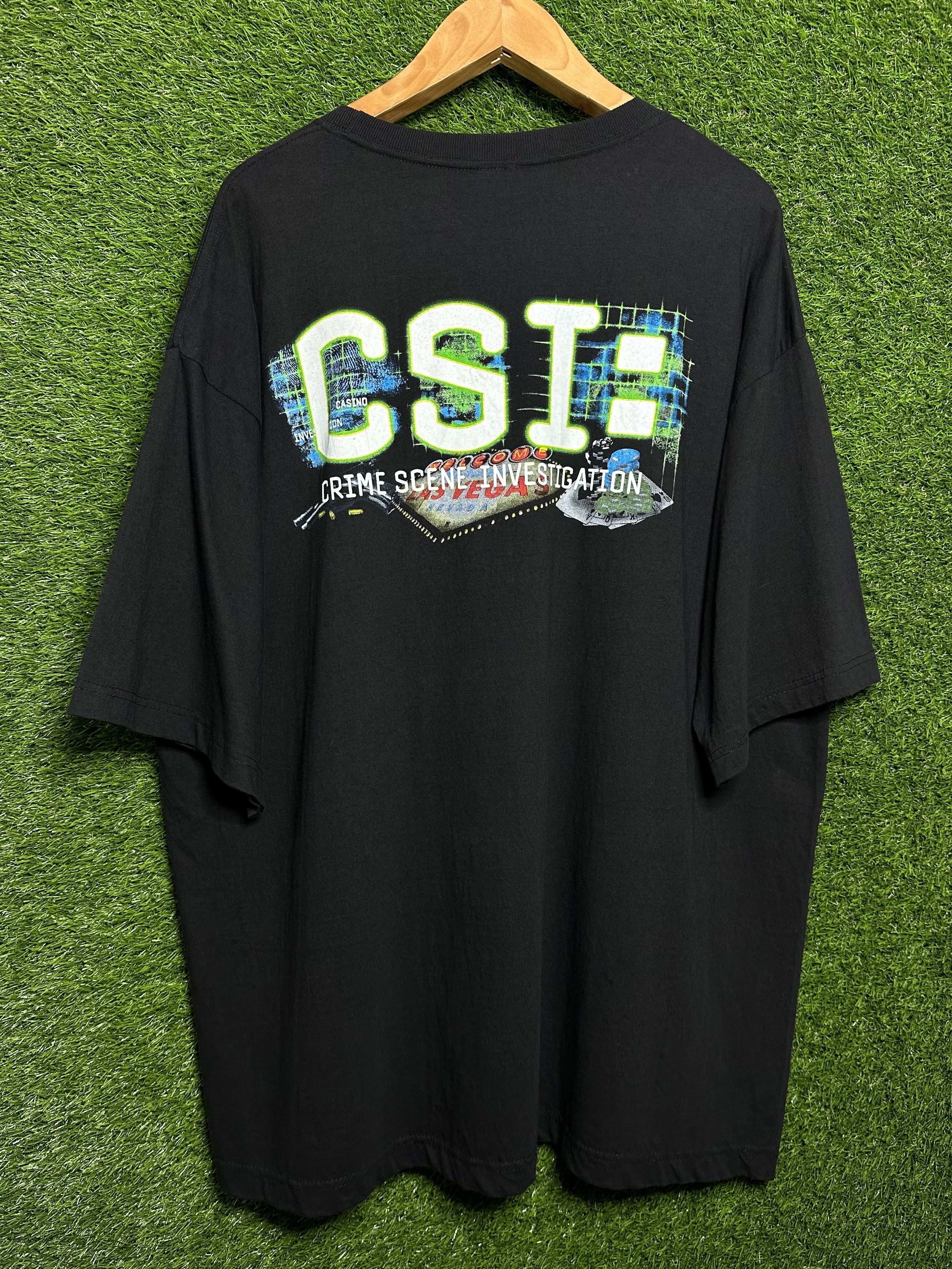 Vintage Vintage CSI Las vegas 00s tv show promo tee shirt Size US XXL / EU 58 / 5 - 1 Thumbnail