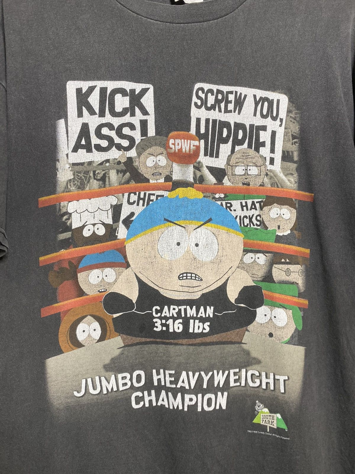 Vintage 🚨Vintage South park cartman stone cold 1998 T-shirt Size US L / EU 52-54 / 3 - 3 Thumbnail
