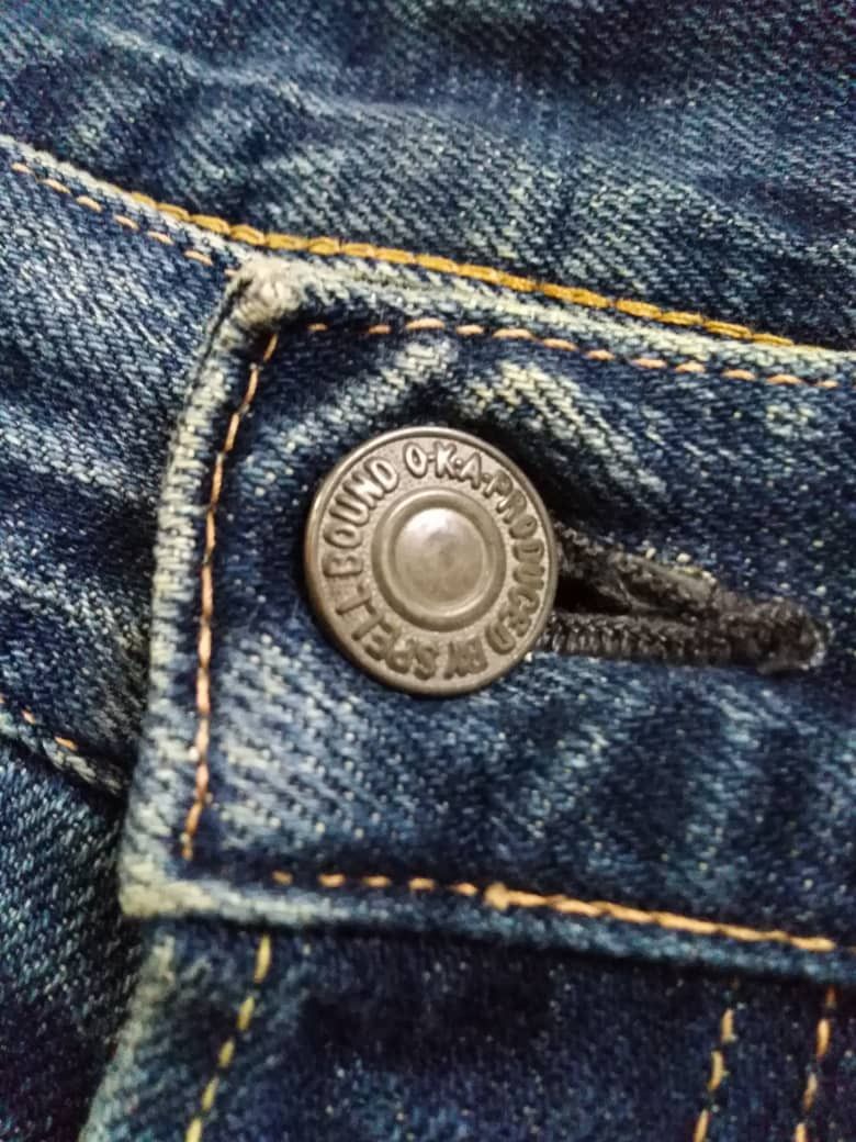 Spellbound Vintage Japanese Spellbound Blue Distressed Denime Size US 32 / EU 48 - 5 Thumbnail
