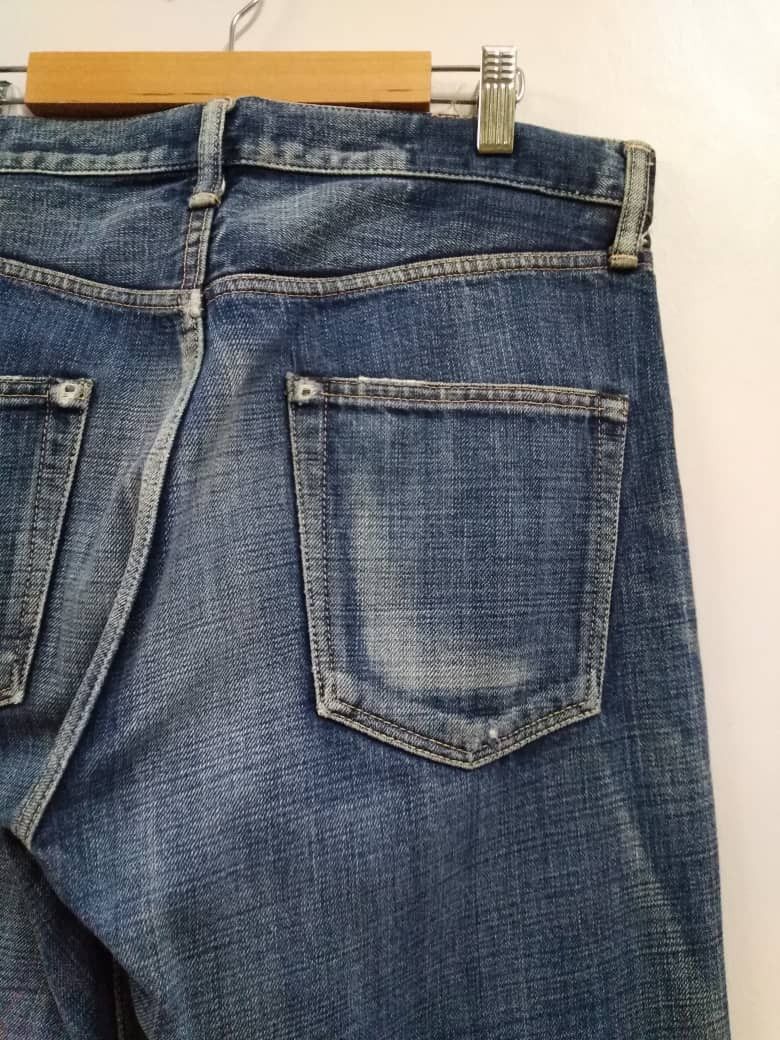 Spellbound Vintage Japanese Spellbound Blue Distressed Denime Size US 32 / EU 48 - 11 Thumbnail