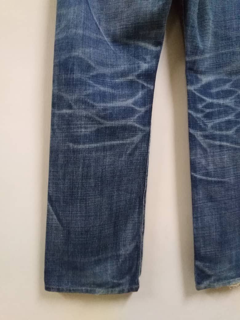 Spellbound Vintage Japanese Spellbound Blue Distressed Denime Size US 32 / EU 48 - 16 Thumbnail
