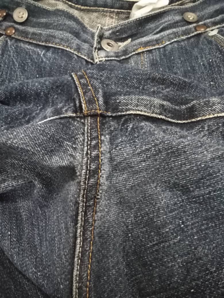 Gap Vintage Selvedge Redline Made In Italy Gap Buckles Jeans Size US 33 - 11 Thumbnail