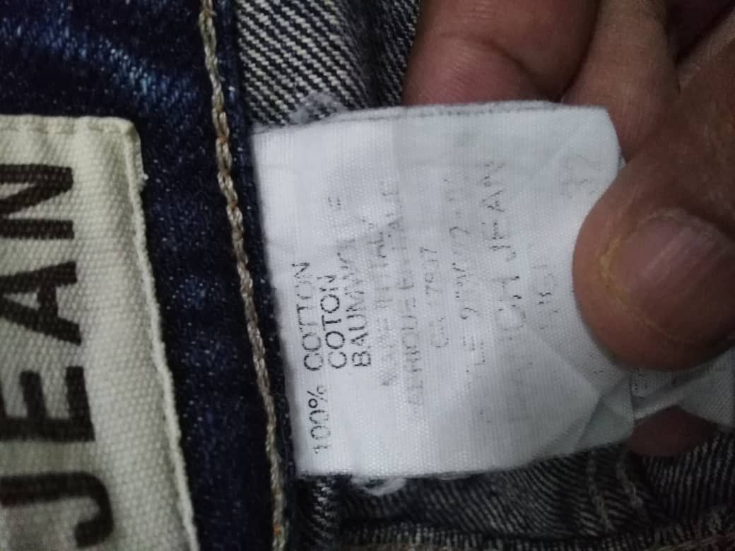 Gap Vintage Selvedge Redline Made In Italy Gap Buckles Jeans Size US 33 - 10 Thumbnail