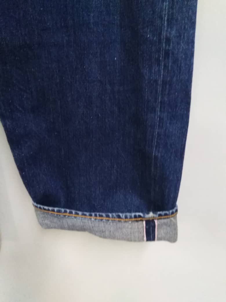 Gap Vintage Selvedge Redline Made In Italy Gap Buckles Jeans Size US 33 - 15 Thumbnail
