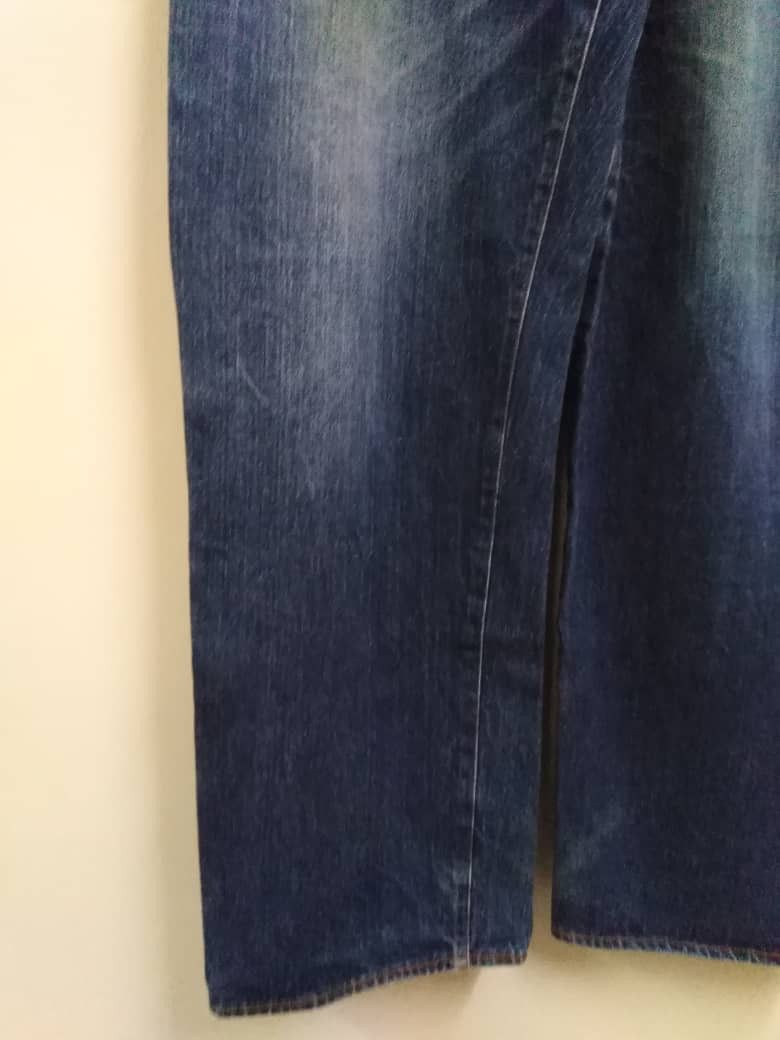 Gap Vintage Selvedge Redline Made In Italy Gap Buckles Jeans Size US 33 - 16 Thumbnail