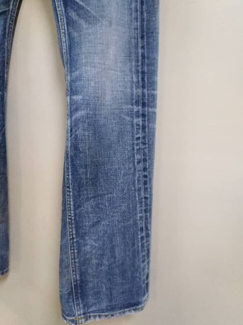 Lee Vintage Selvedge Lee Button Leather Patch Union Made Size US 28 / EU 44 - 6 Thumbnail