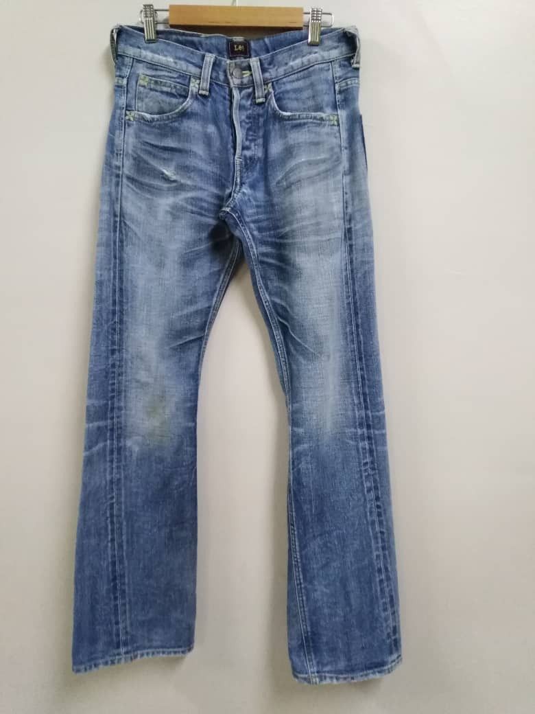 Lee Vintage Selvedge Lee Button Leather Patch Union Made Size US 28 / EU 44 - 1 Thumbnail