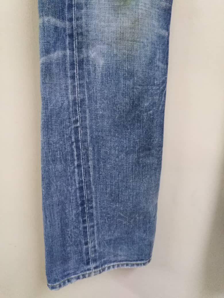 Lee Vintage Selvedge Lee Button Leather Patch Union Made Size US 28 / EU 44 - 15 Thumbnail