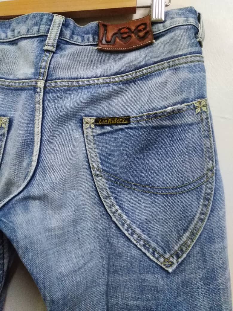 Lee Vintage Selvedge Lee Button Leather Patch Union Made Size US 28 / EU 44 - 10 Thumbnail