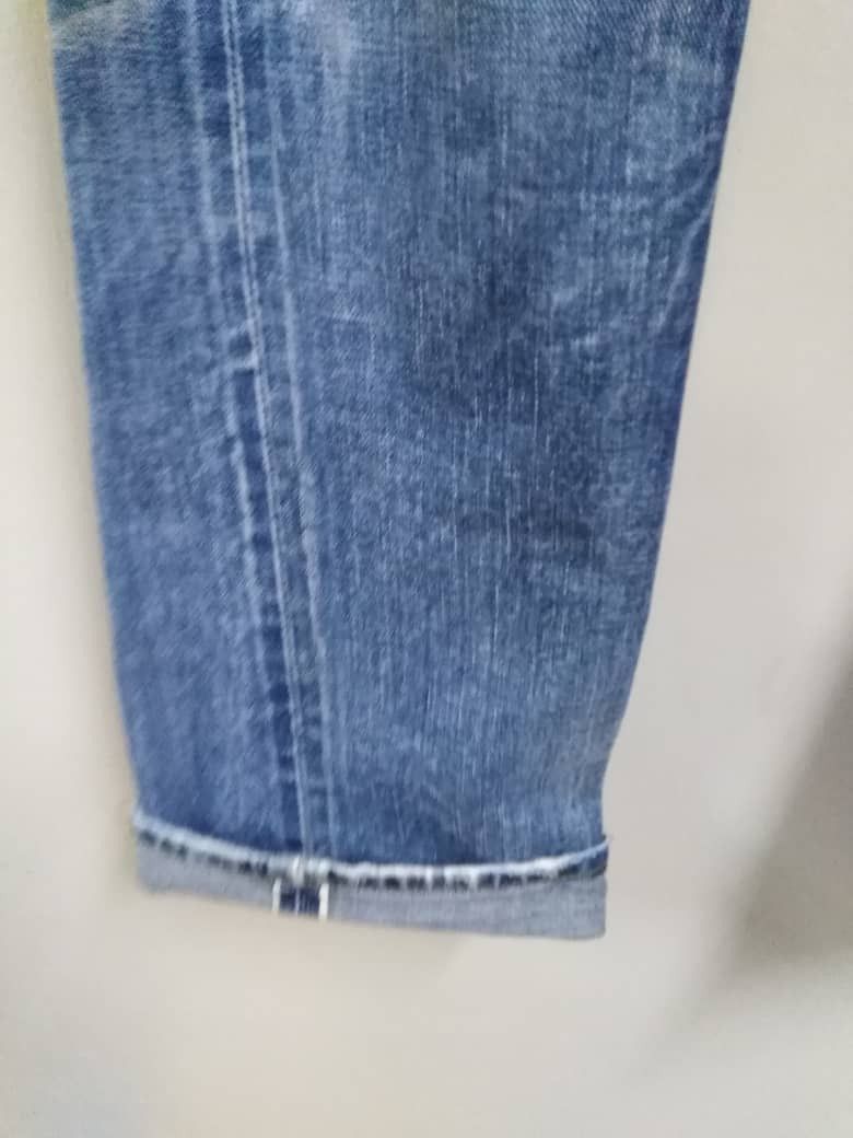 Lee Vintage Selvedge Lee Button Leather Patch Union Made Size US 28 / EU 44 - 17 Thumbnail