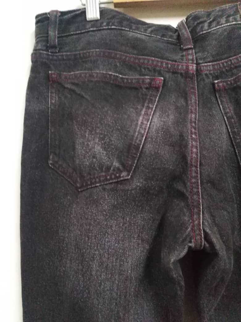 Tornado Mart Super Black Japanese Designer Atelier Sab Men Jeans Size US 32 / EU 48 - 21 Thumbnail