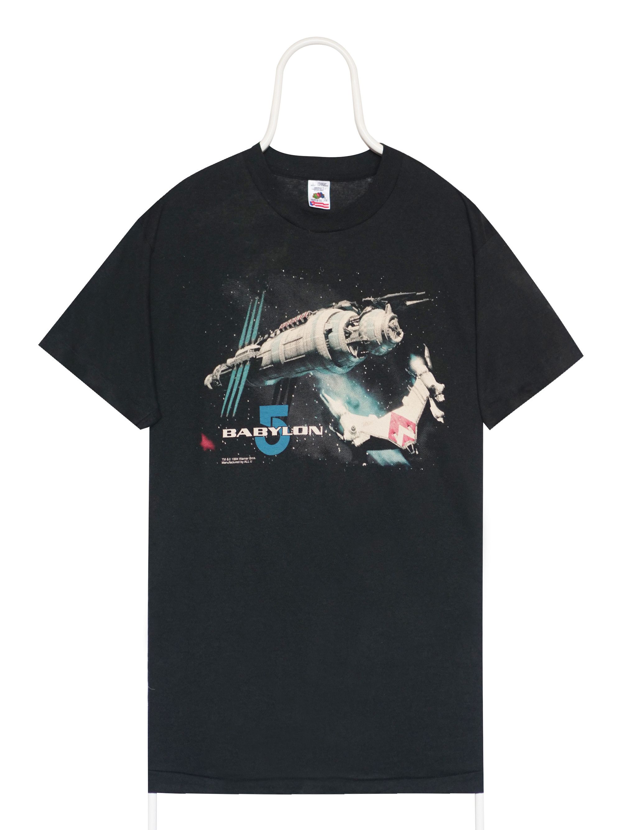 Vintage Babylon 5 vintage 1994 year t-shirt Size US L / EU 52-54 / 3 - 1 Thumbnail