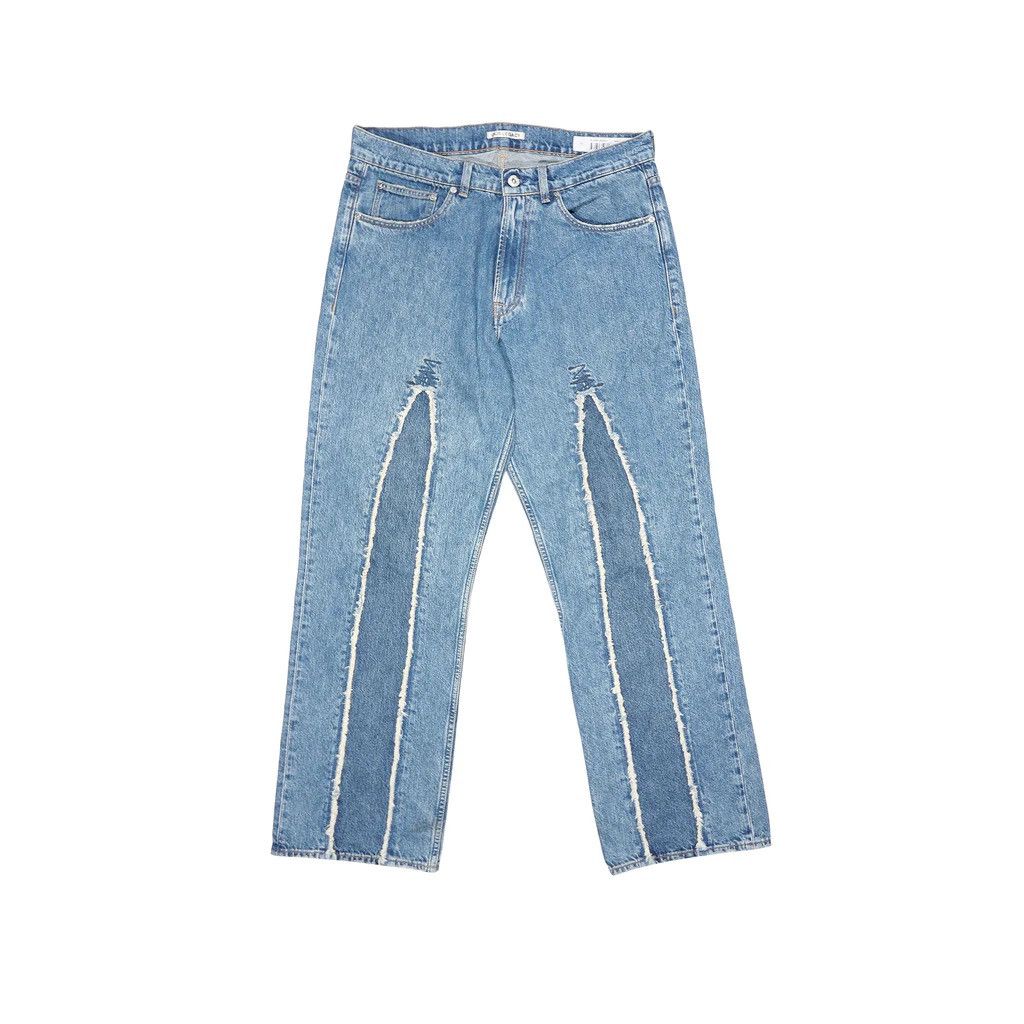 image of Our Legacy Full Cut Slash Denim in Blue, Men's (Size 32)